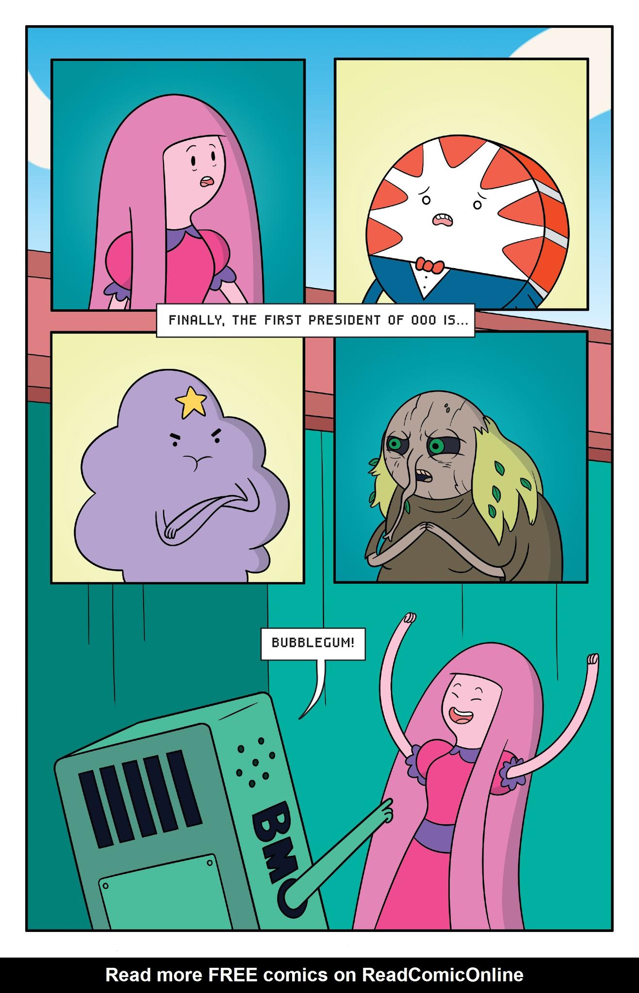Read online Adventure Time: President Bubblegum comic -  Issue # TPB - 56