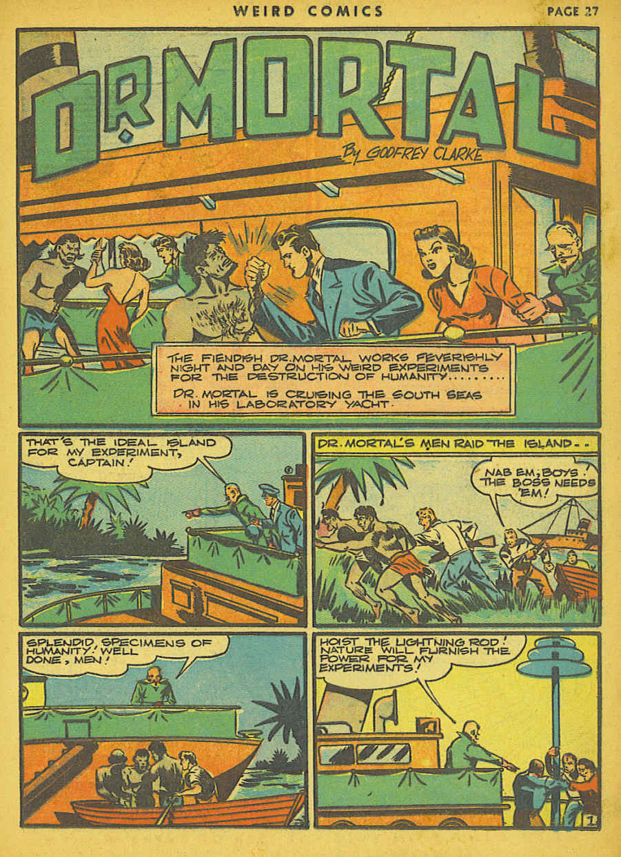 Read online Weird Comics comic -  Issue #9 - 28