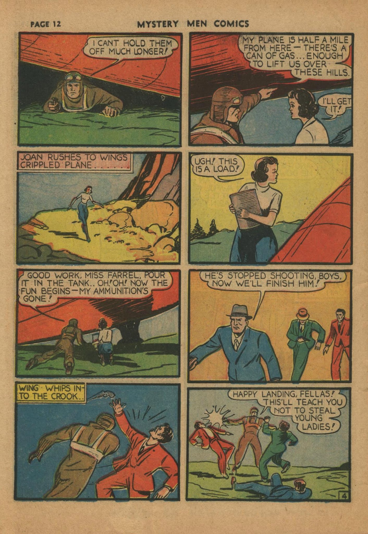 Read online Mystery Men Comics comic -  Issue #9 - 14