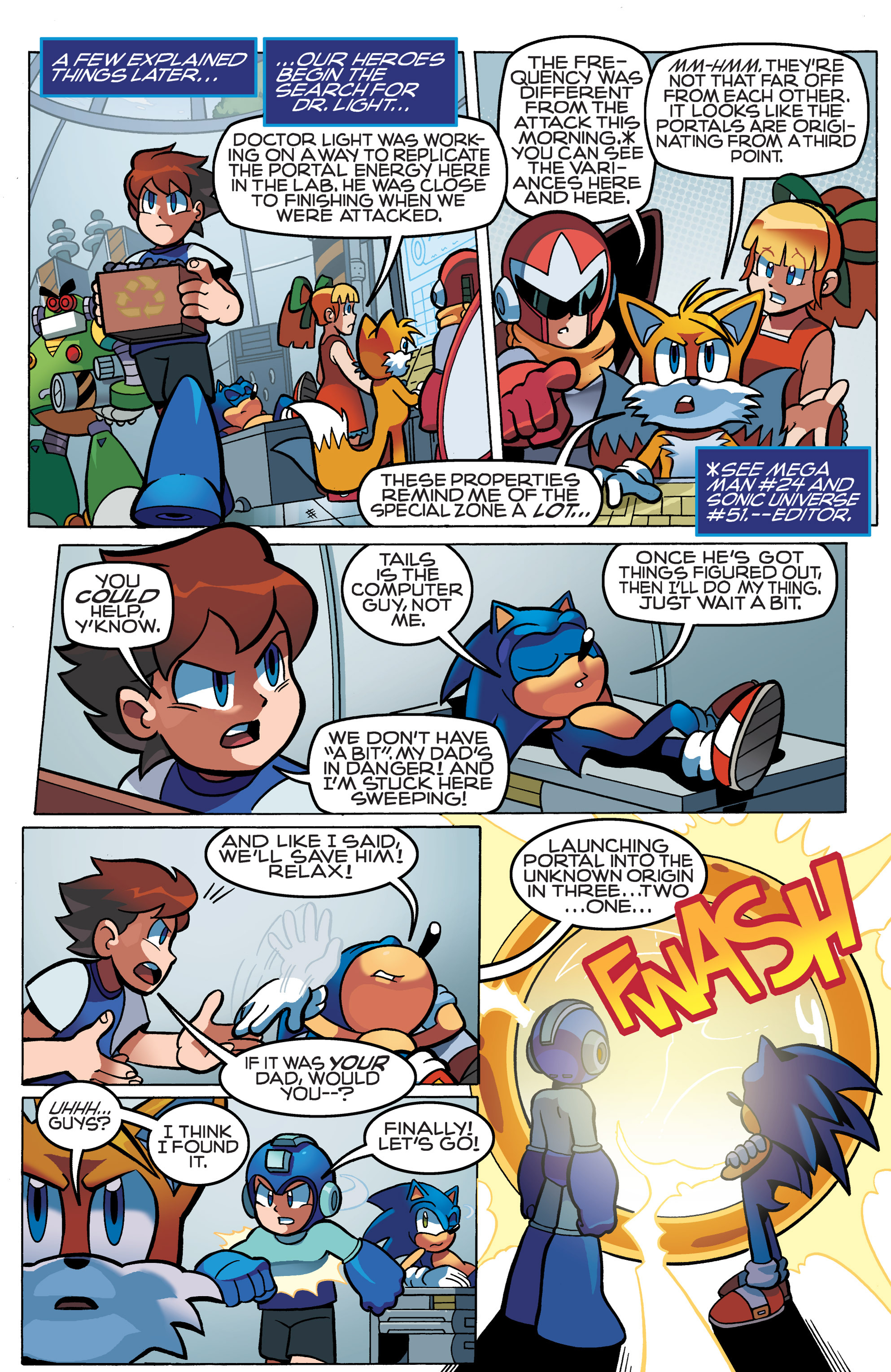 Read online Sonic Mega Man Worlds Collide comic -  Issue # Vol 1 - 106