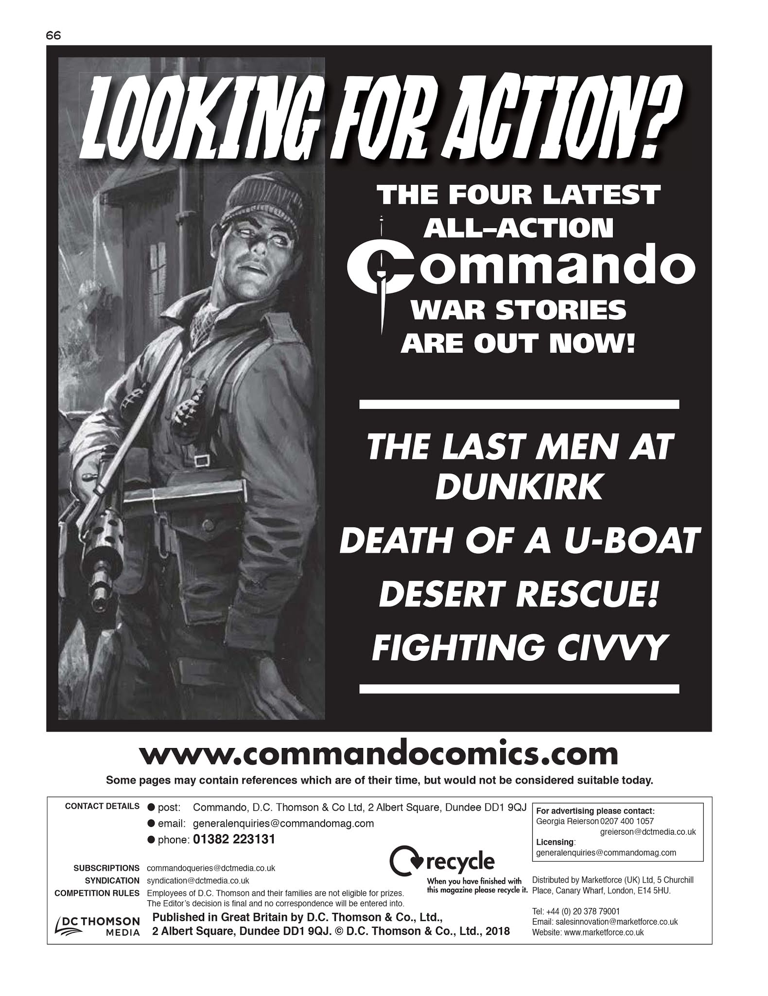 Read online Commando: For Action and Adventure comic -  Issue #5165 - 65