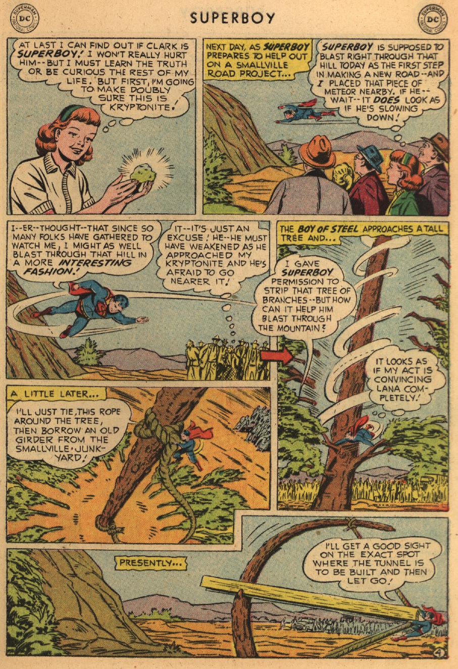 Read online Superboy (1949) comic -  Issue #45 - 25