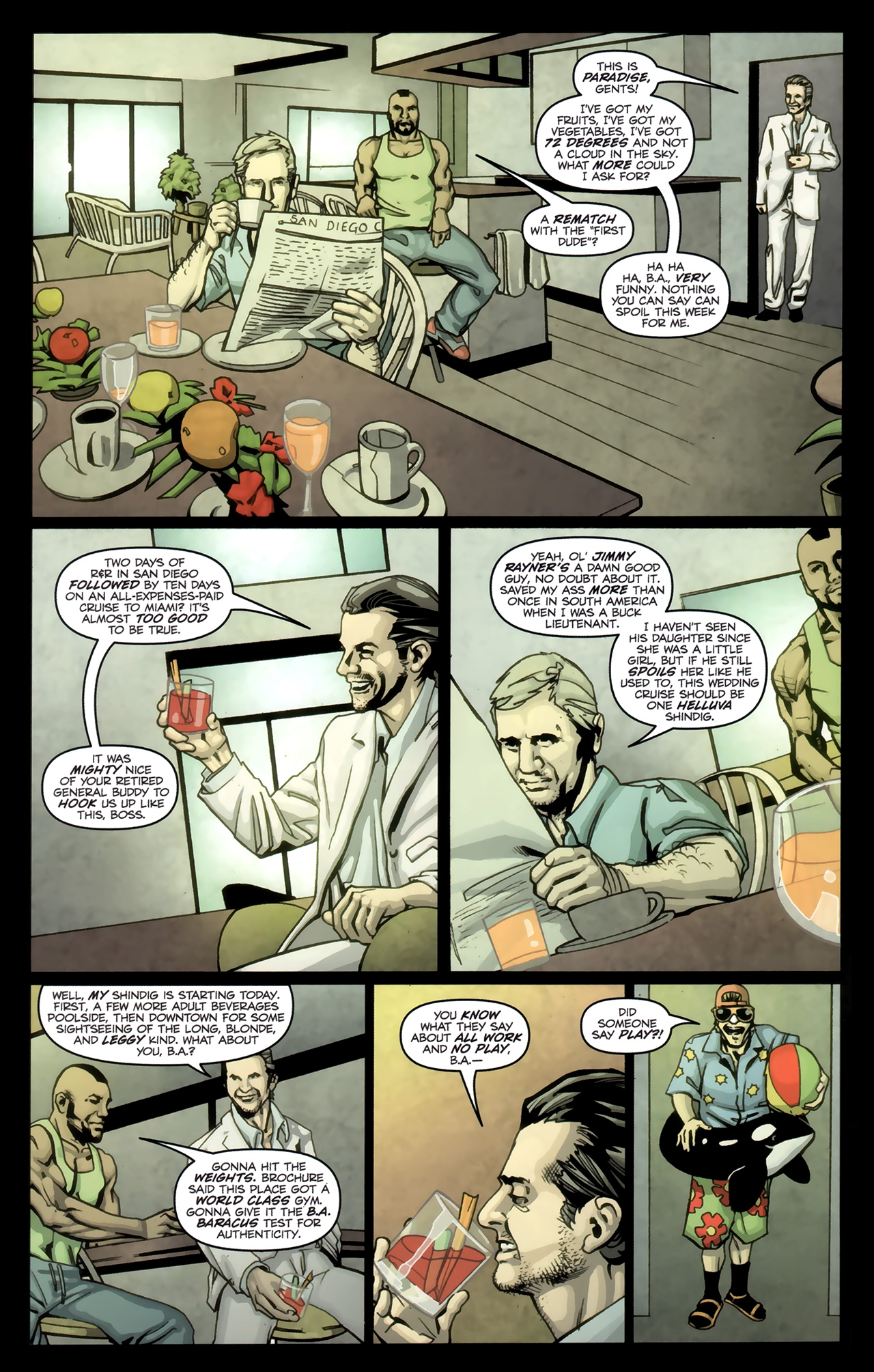 Read online A-Team: Shotgun Wedding comic -  Issue #2 - 4