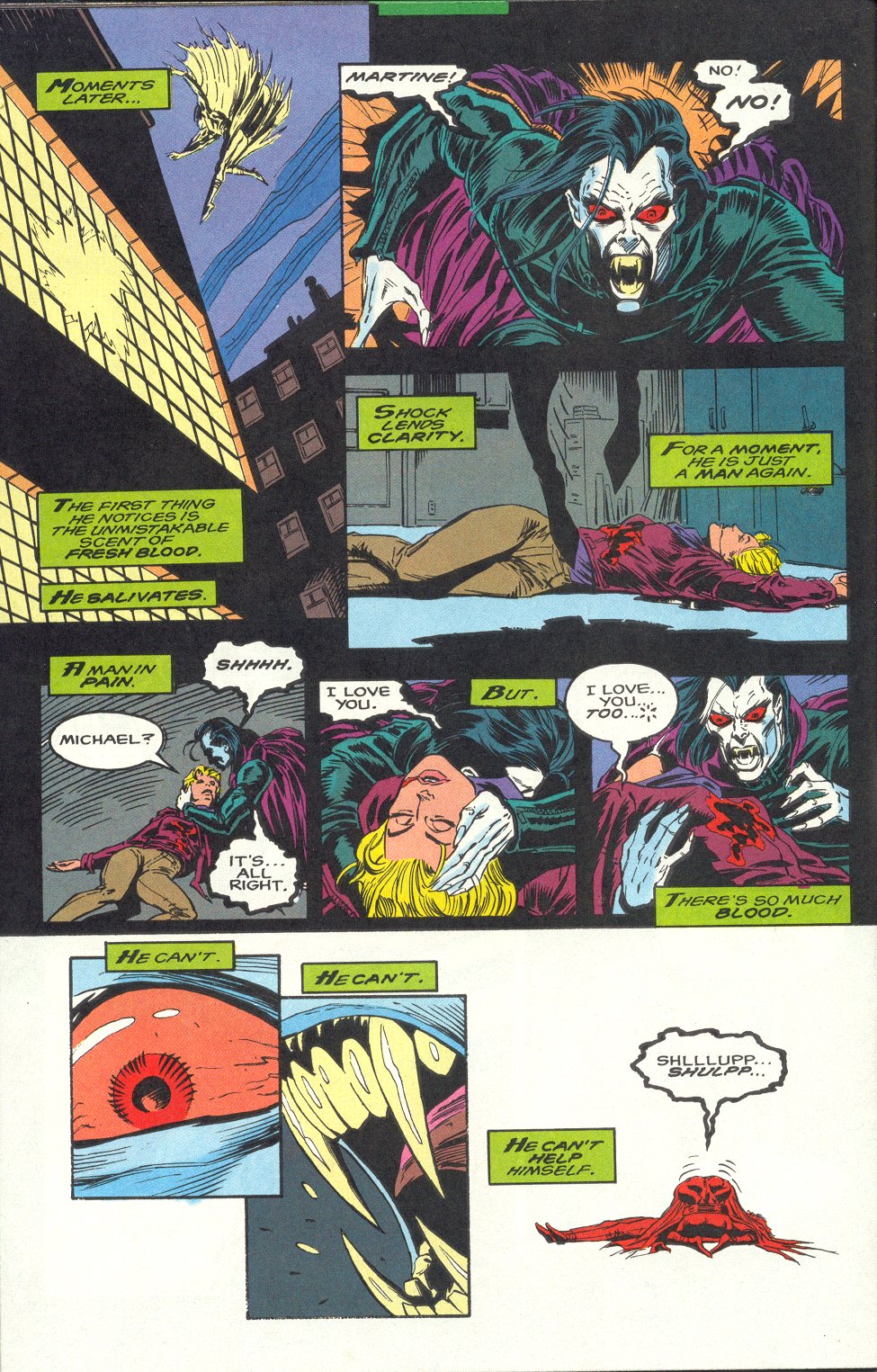 Read online Morbius: The Living Vampire (1992) comic -  Issue #1 - 30