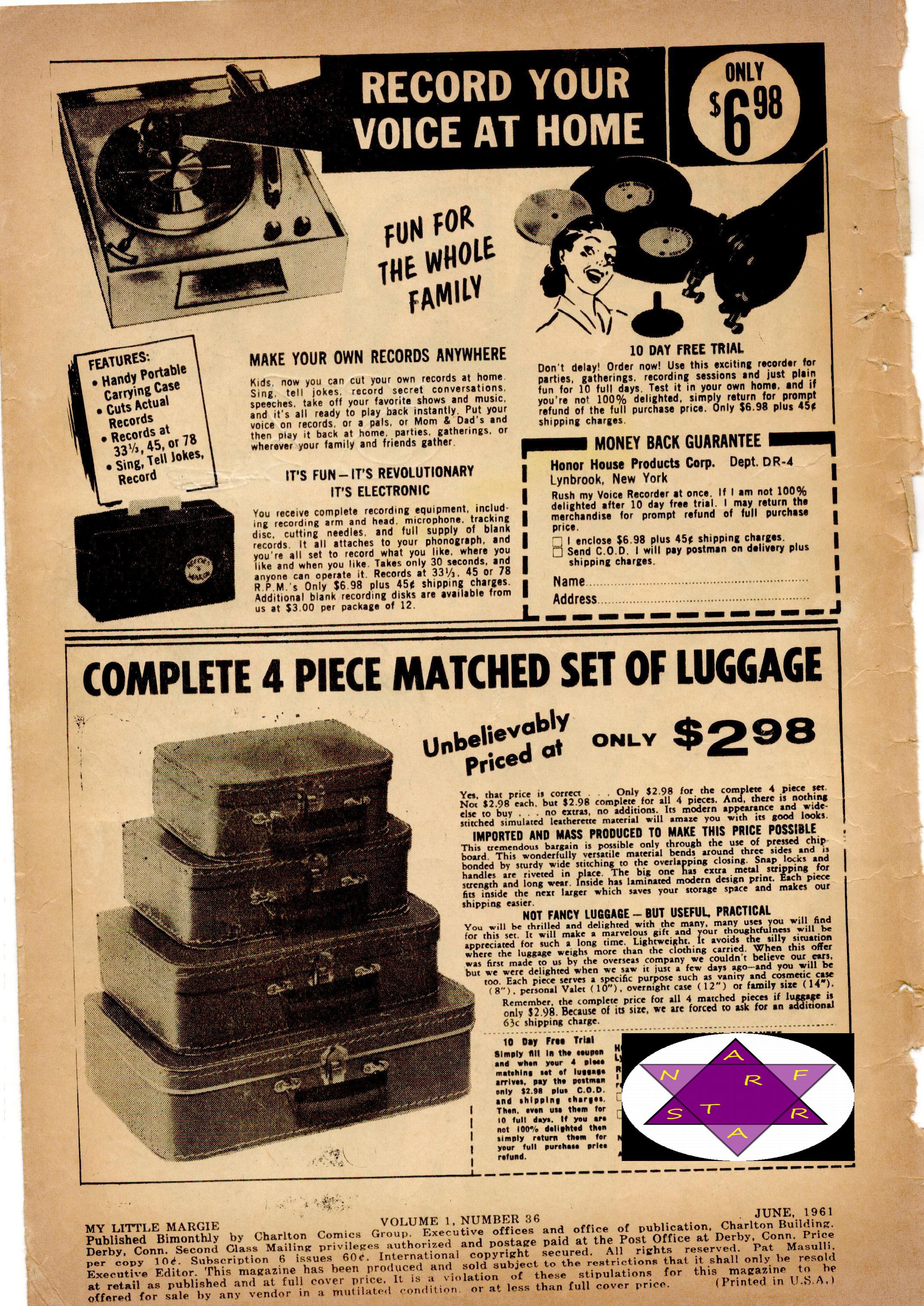 Read online My Little Margie (1954) comic -  Issue #36 - 2