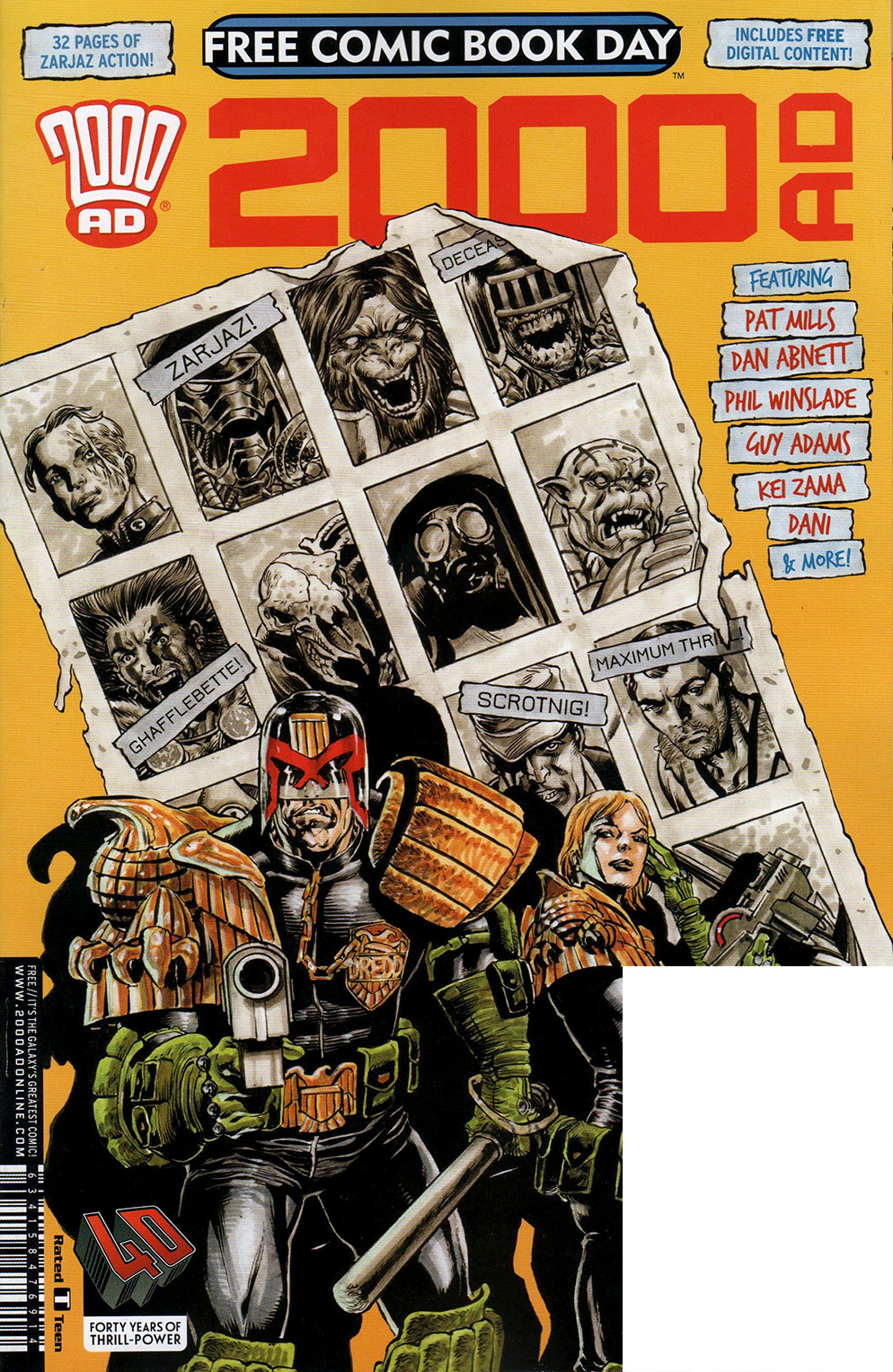 Read online Free Comic Book Day 2017 comic -  Issue # 2000 AD prog - 1