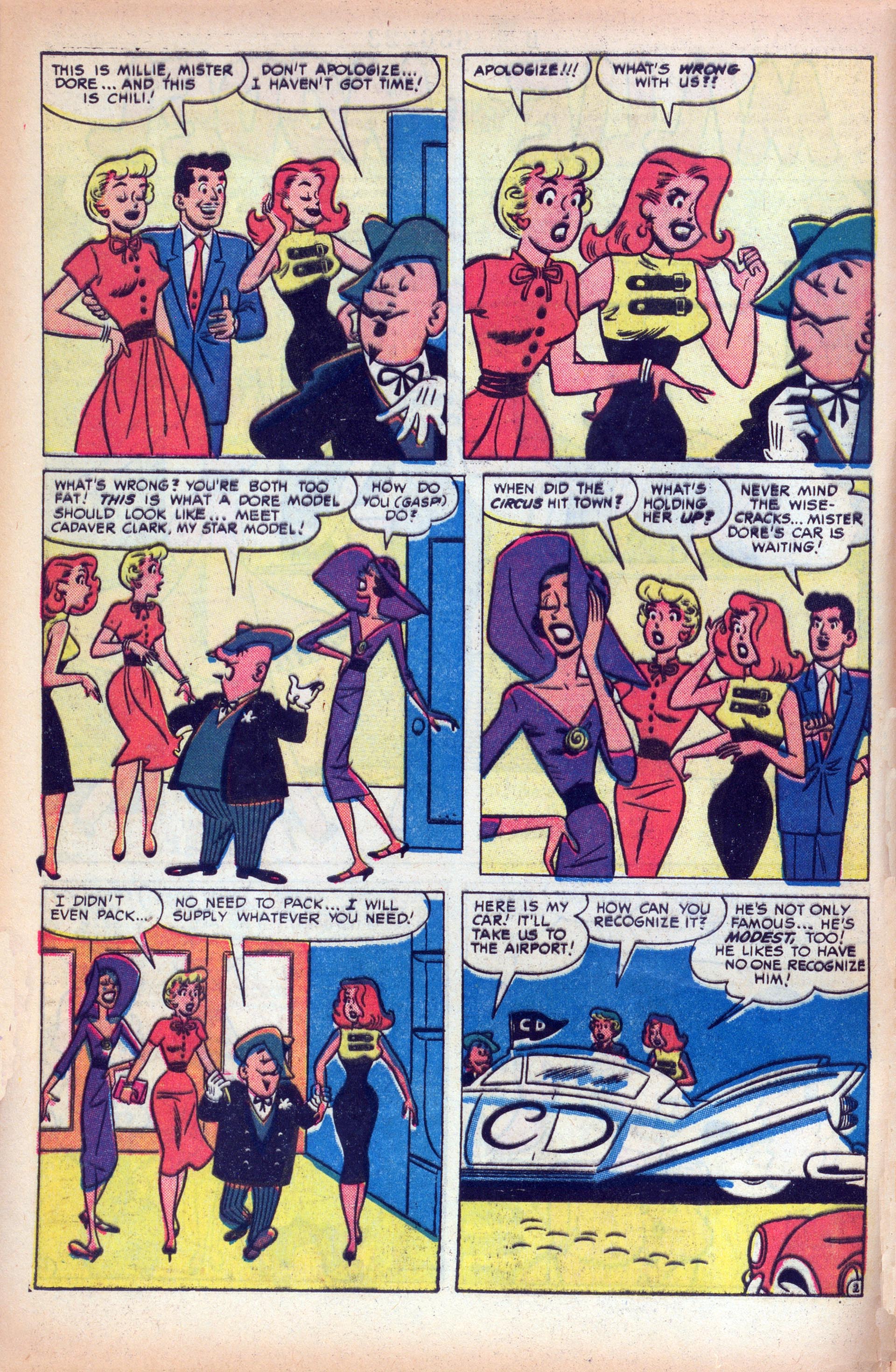 Read online Millie the Model comic -  Issue #80 - 4