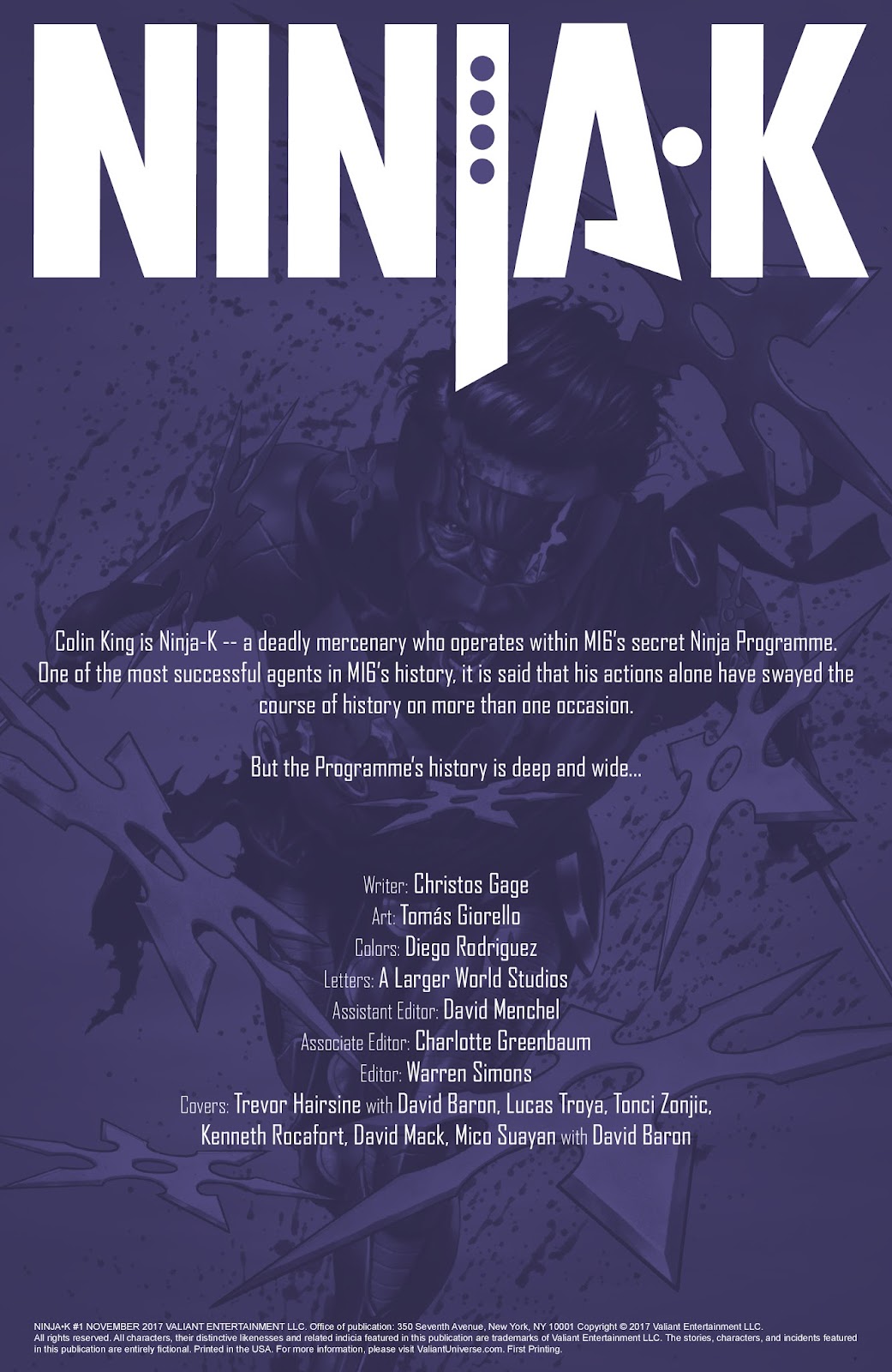 Ninja-K issue 1 - Page 2