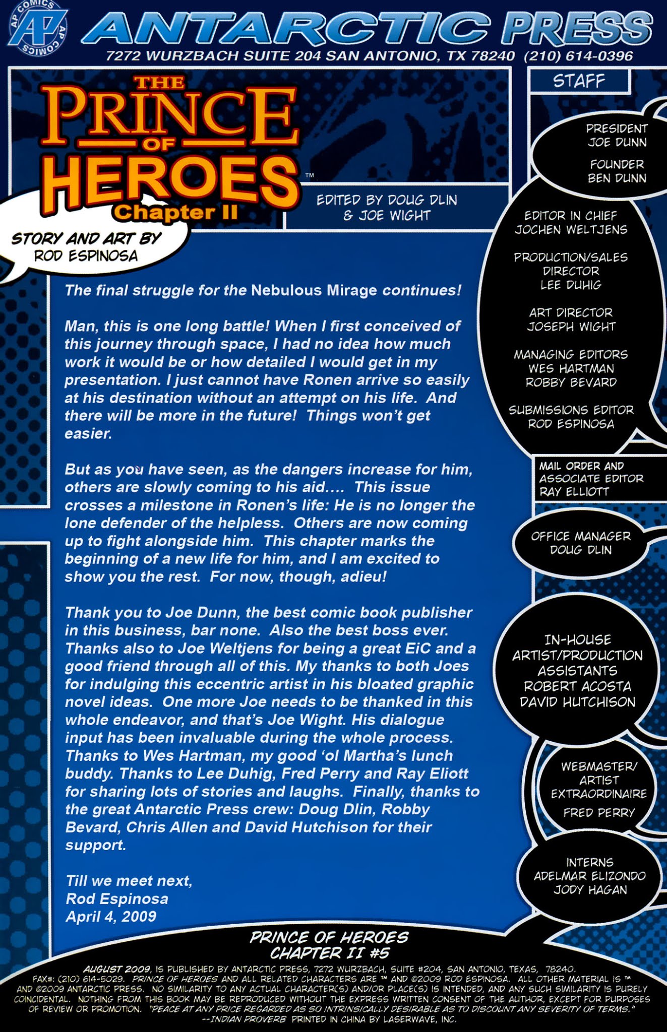 Read online The Prince Of Heroes: Chapter II comic -  Issue #5 - 2