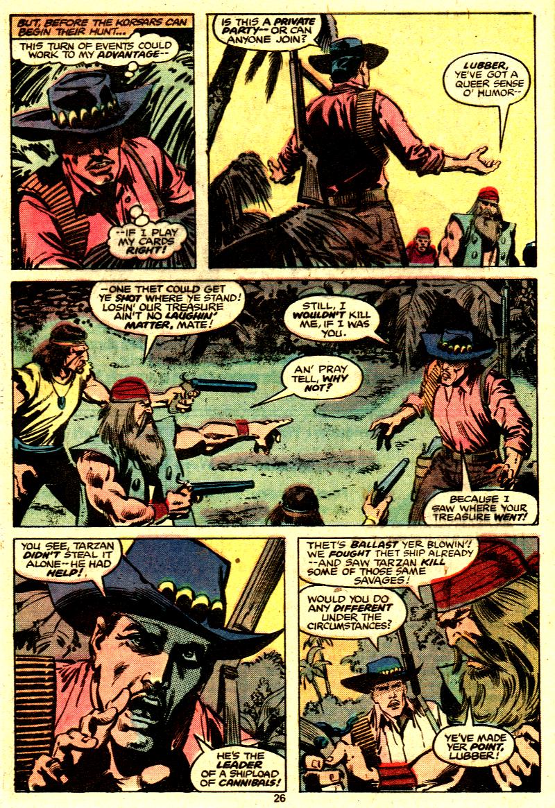 Read online Tarzan (1977) comic -  Issue #19 - 16