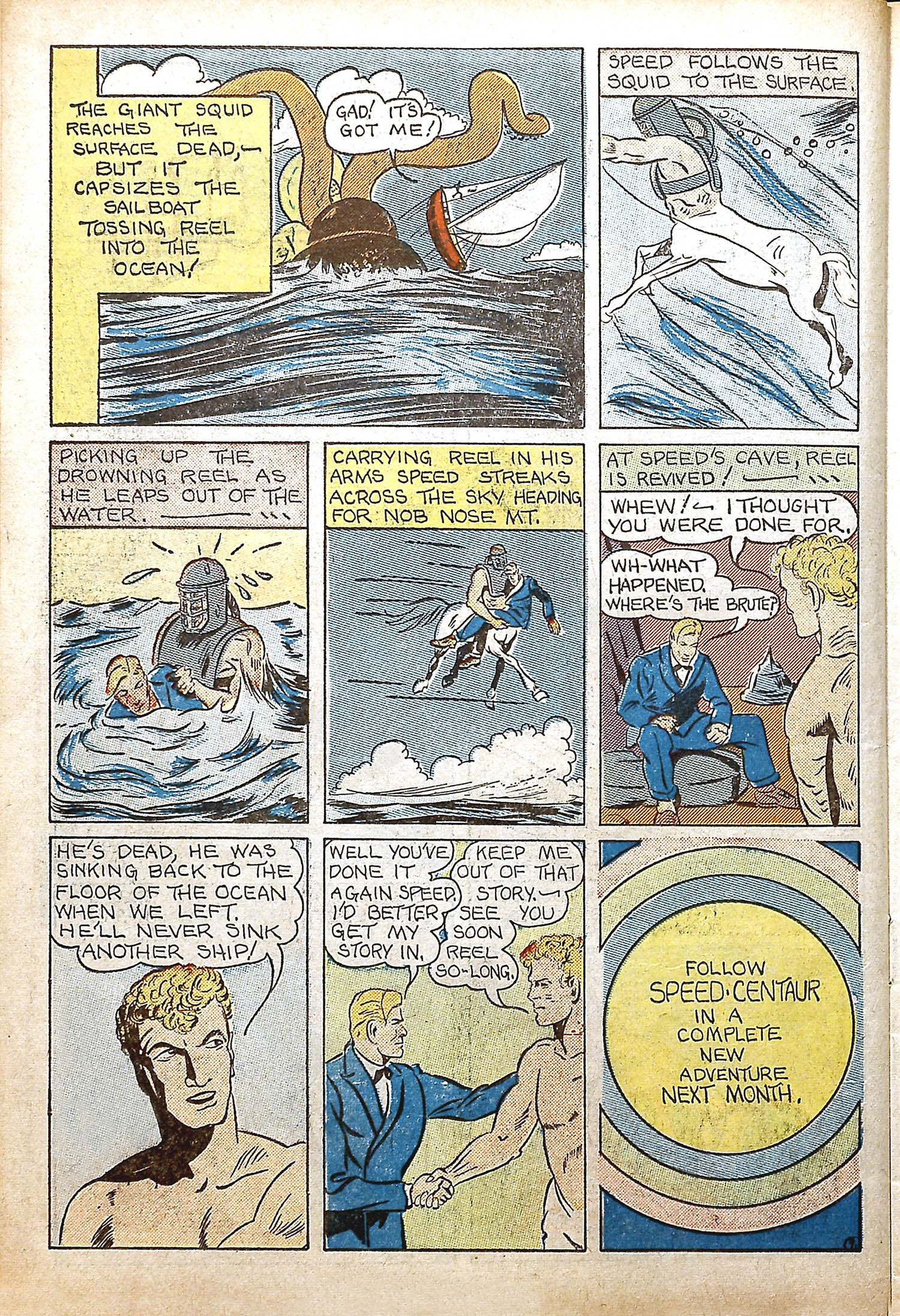 Read online Amazing Mystery Funnies comic -  Issue #23 - 25