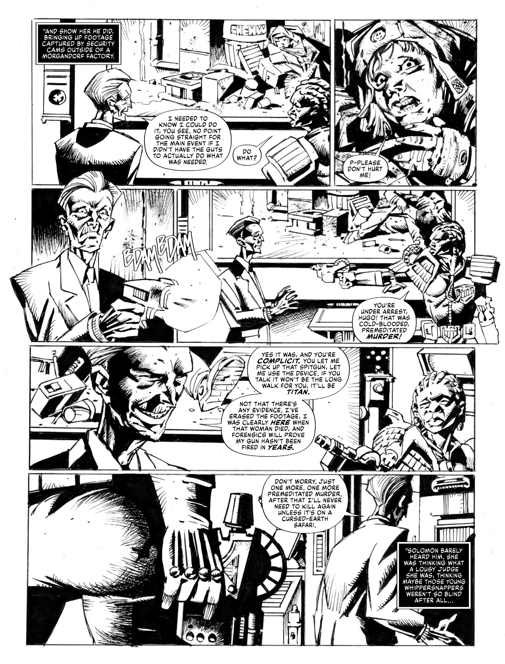 Read online Judge Dredd Megazine (Vol. 5) comic -  Issue #438 - 22