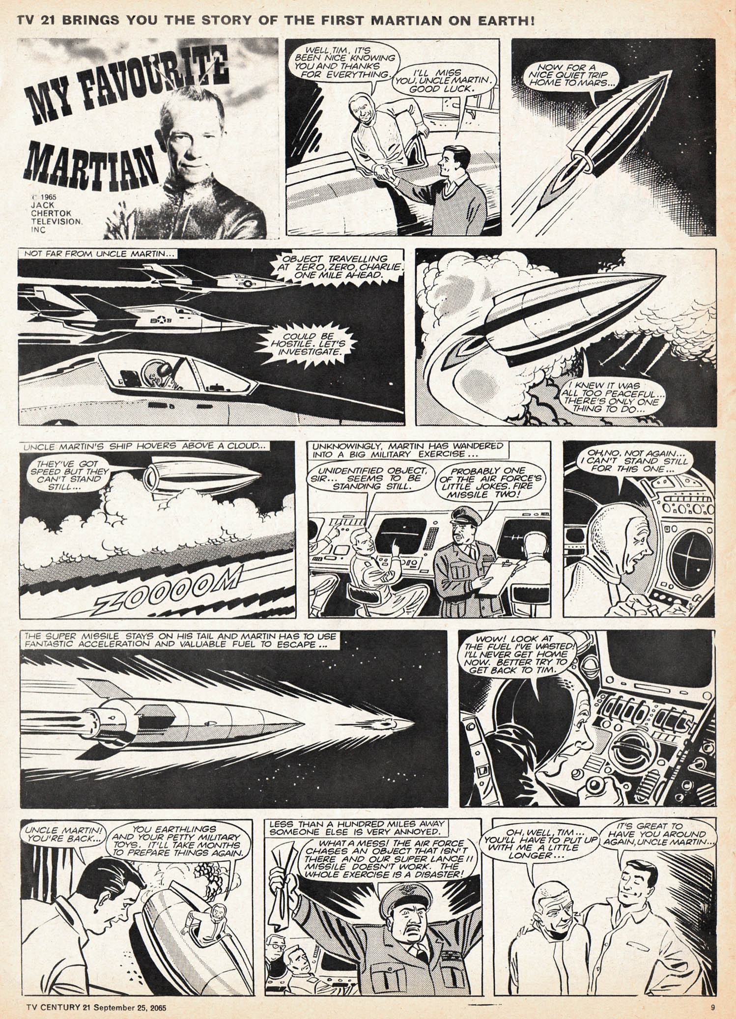 Read online TV Century 21 (TV 21) comic -  Issue #36 - 9