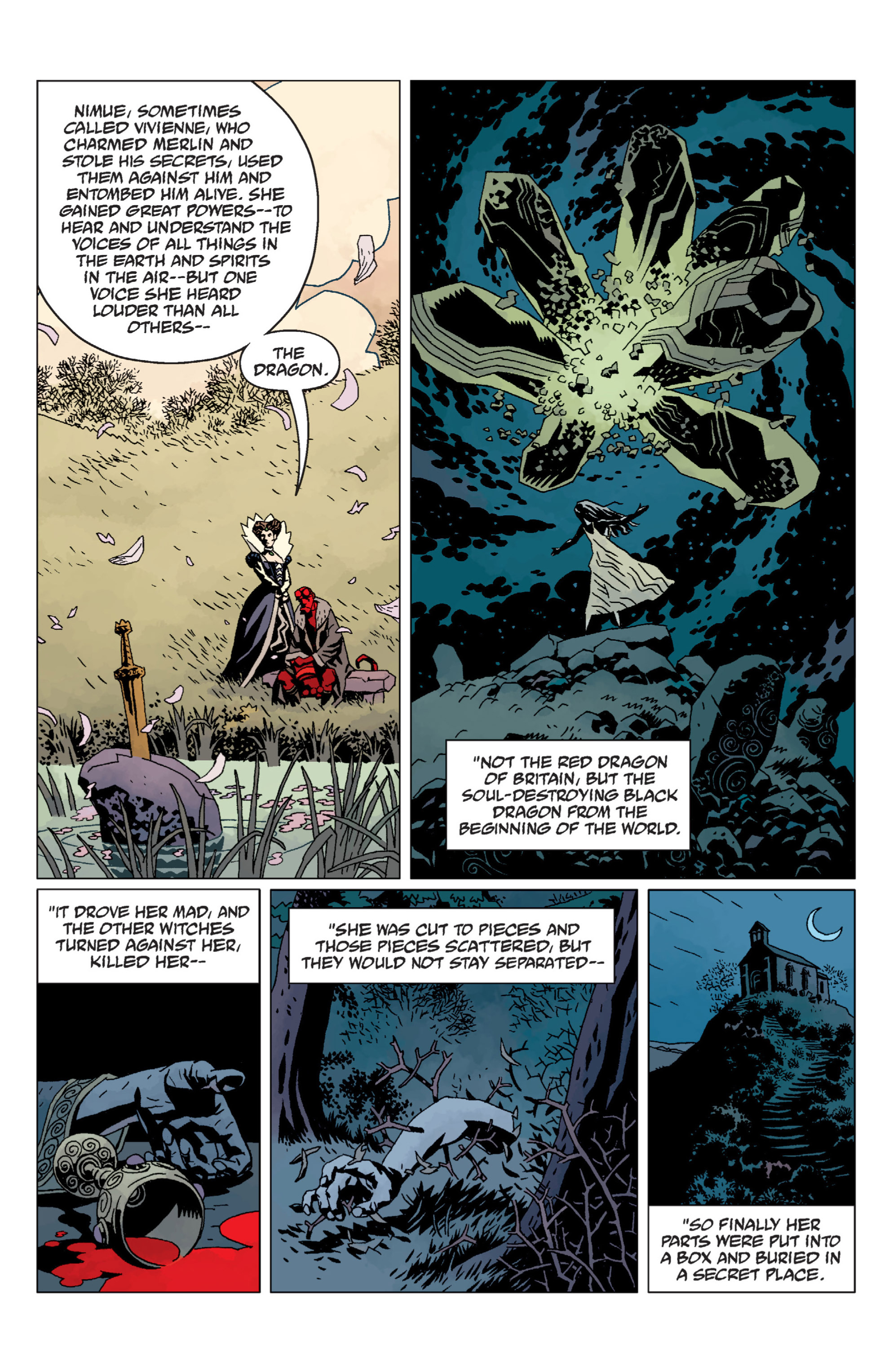 Read online Hellboy comic -  Issue #9 - 127