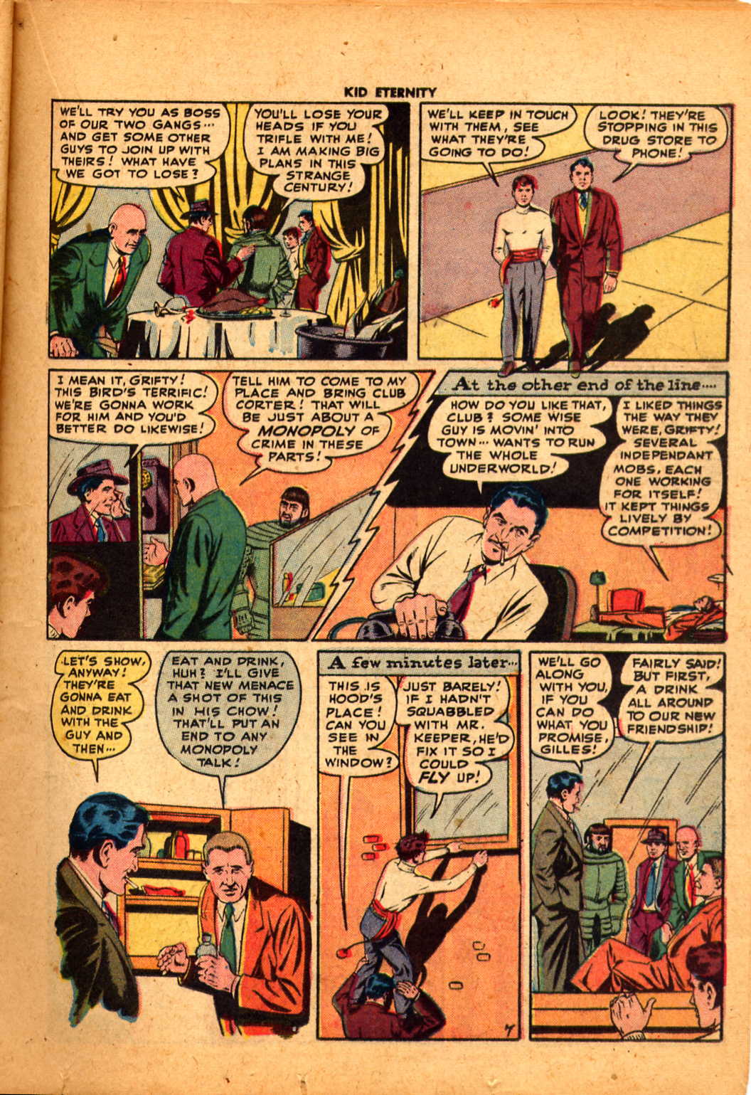 Read online Kid Eternity (1946) comic -  Issue #6 - 21