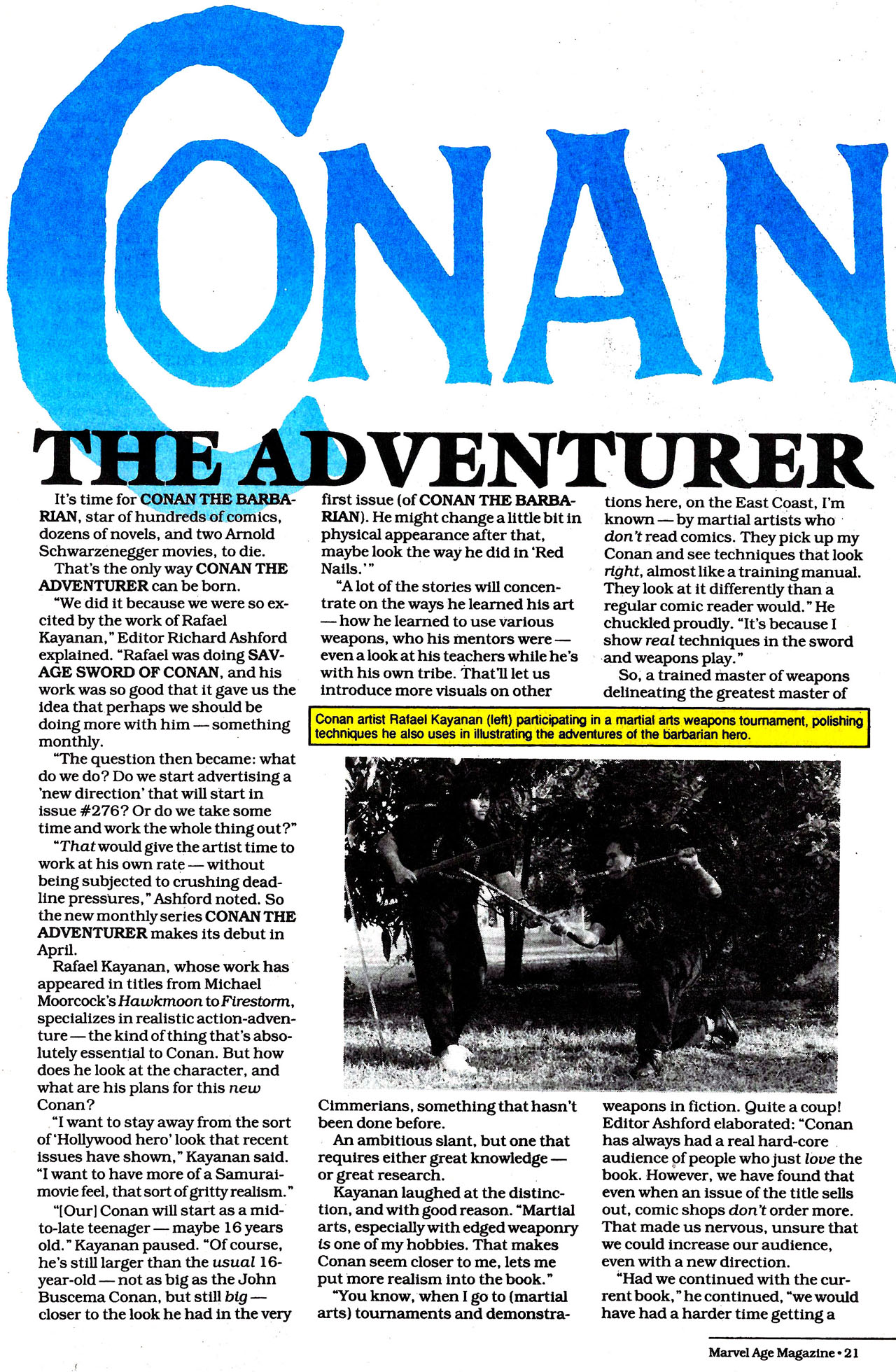 Read online Marvel Age comic -  Issue #135 - 21