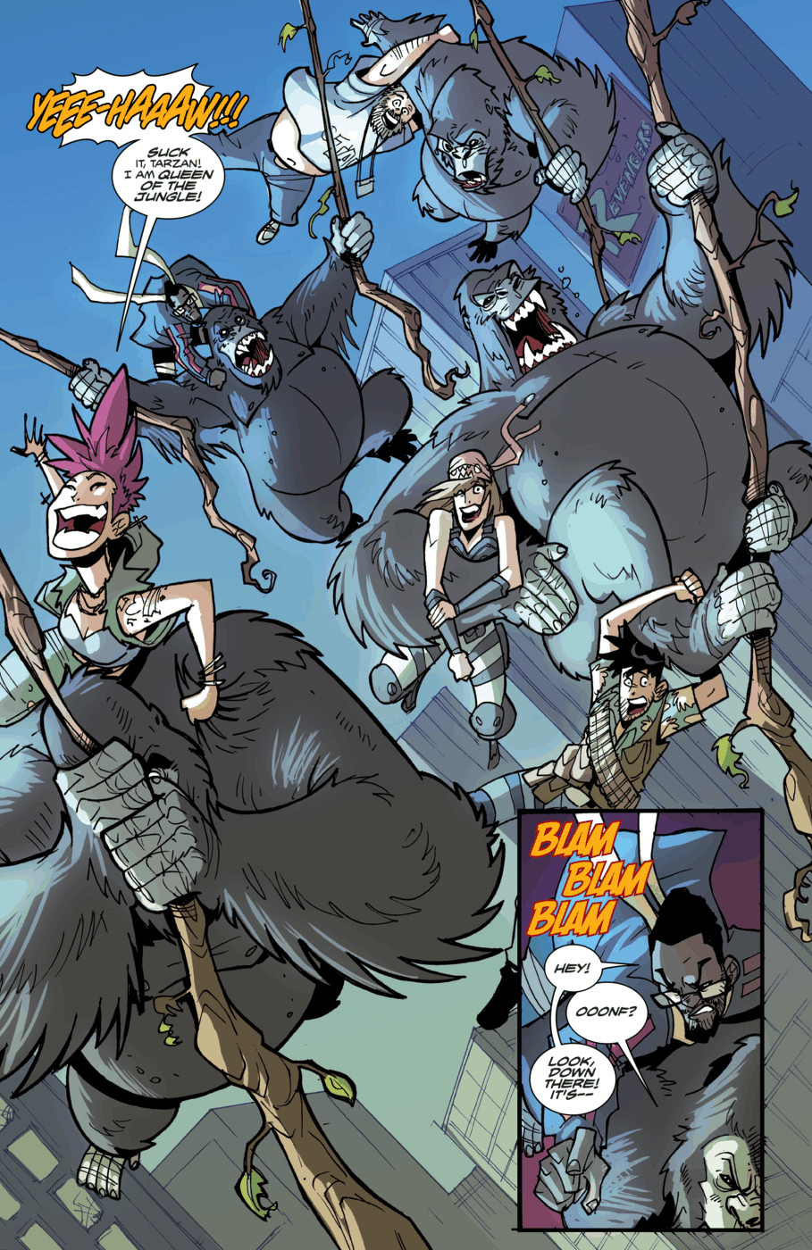 Read online Fanboys vs. Zombies comic -  Issue #8 - 19
