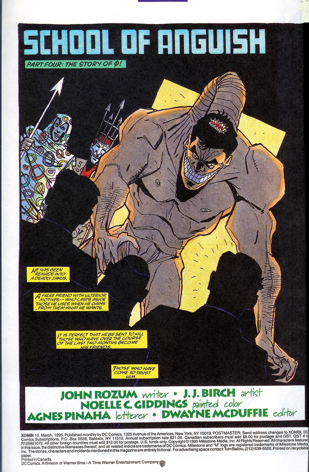 Read online Xombi (1994) comic -  Issue #10 - 4
