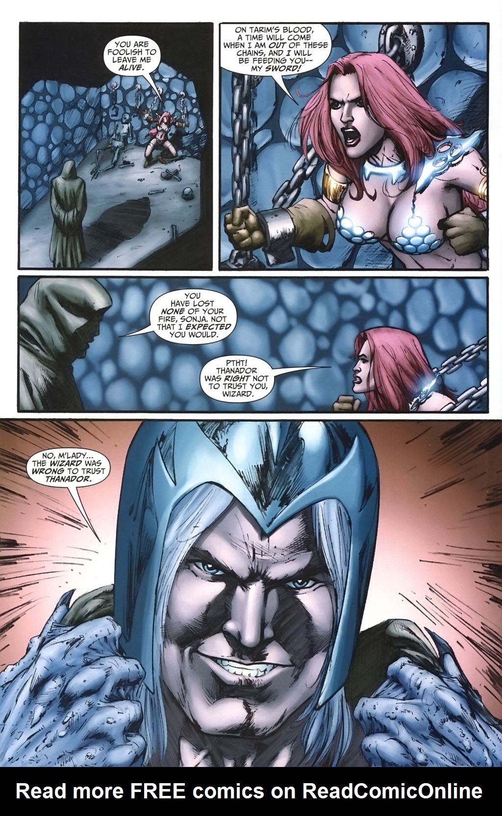 Read online Red Sonja / Claw The Unconquered: Devil's Hands comic -  Issue # TPB - 49