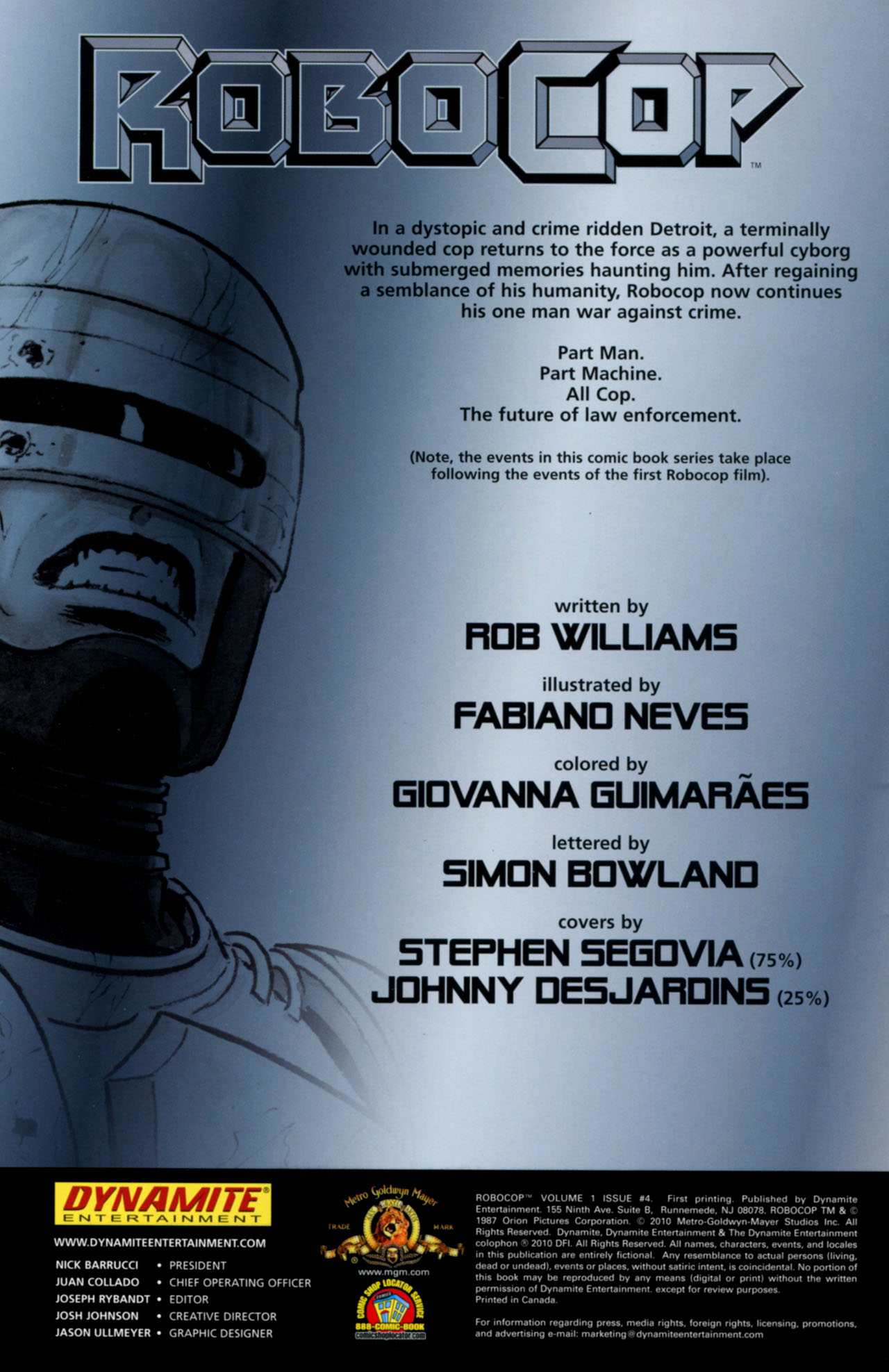 Read online Robocop (2010) comic -  Issue #4 - 2