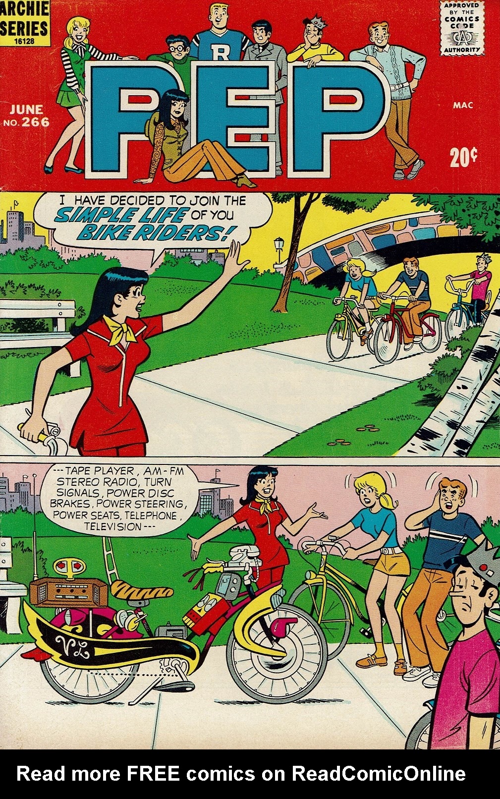 Read online Pep Comics comic -  Issue #266 - 1