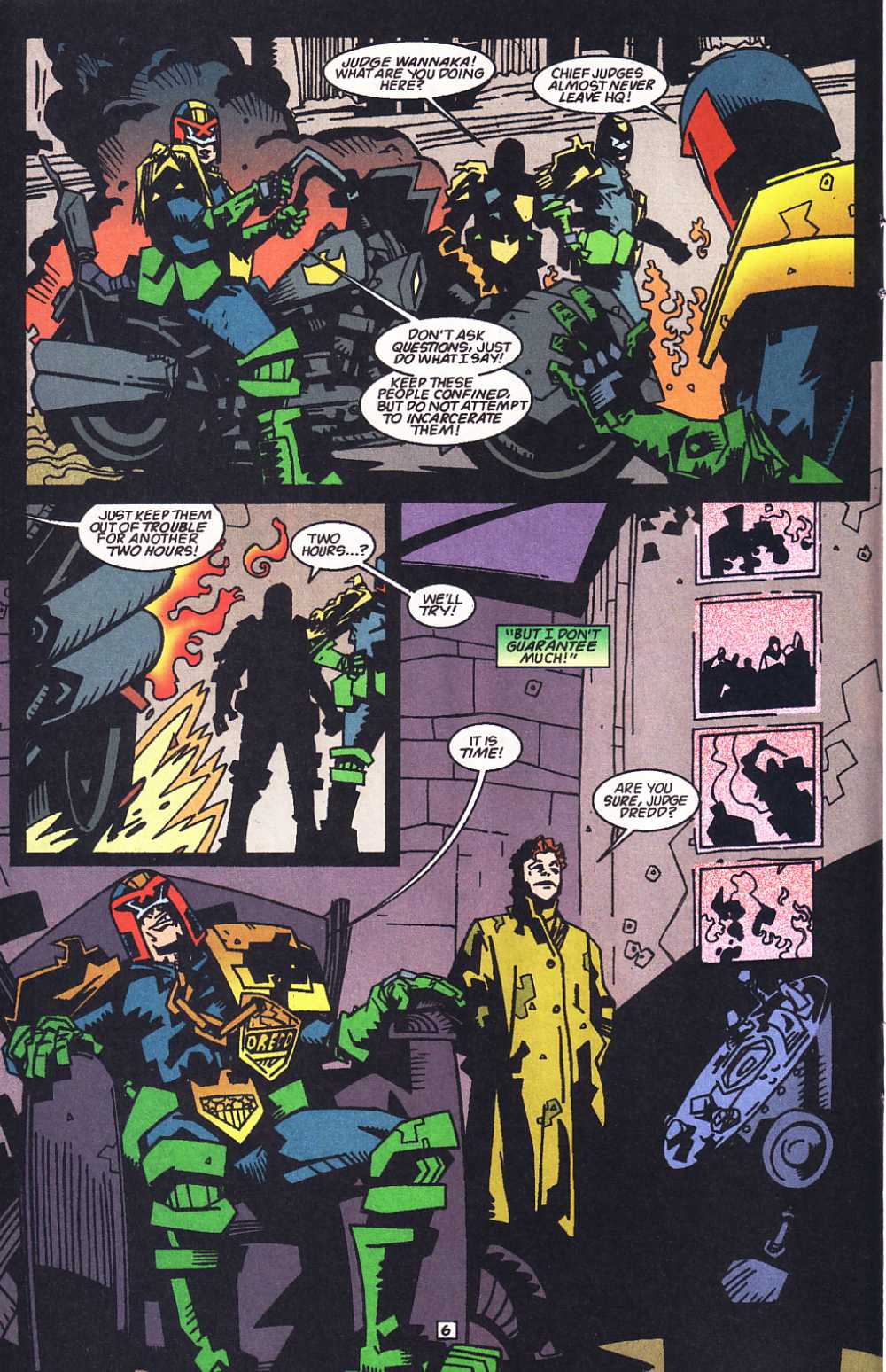 Read online Judge Dredd: Legends of the Law comic -  Issue #10 - 6