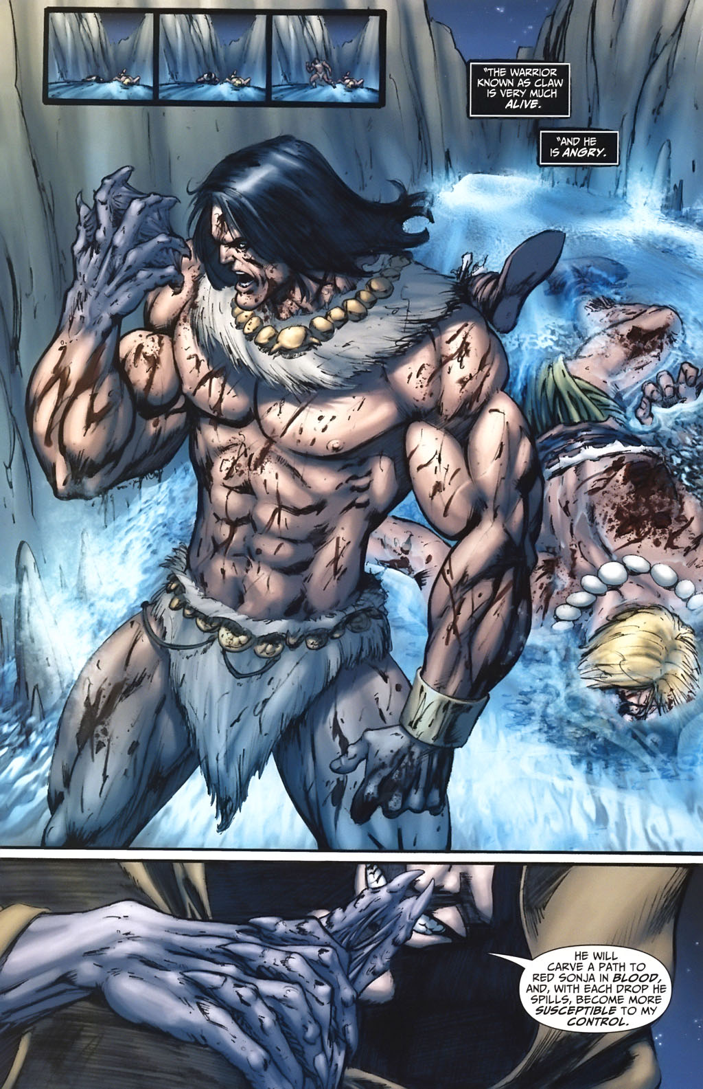 Read online Red Sonja / Claw The Unconquered: Devil's Hands comic -  Issue # TPB - 53