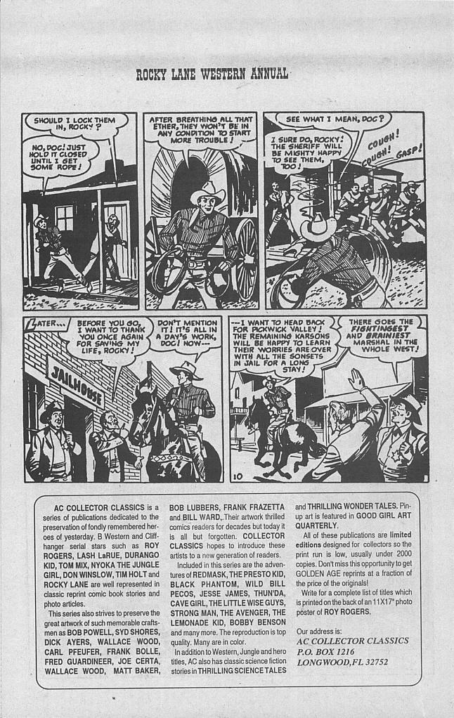 Read online Rocky Lane Western Annual comic -  Issue # Full - 29