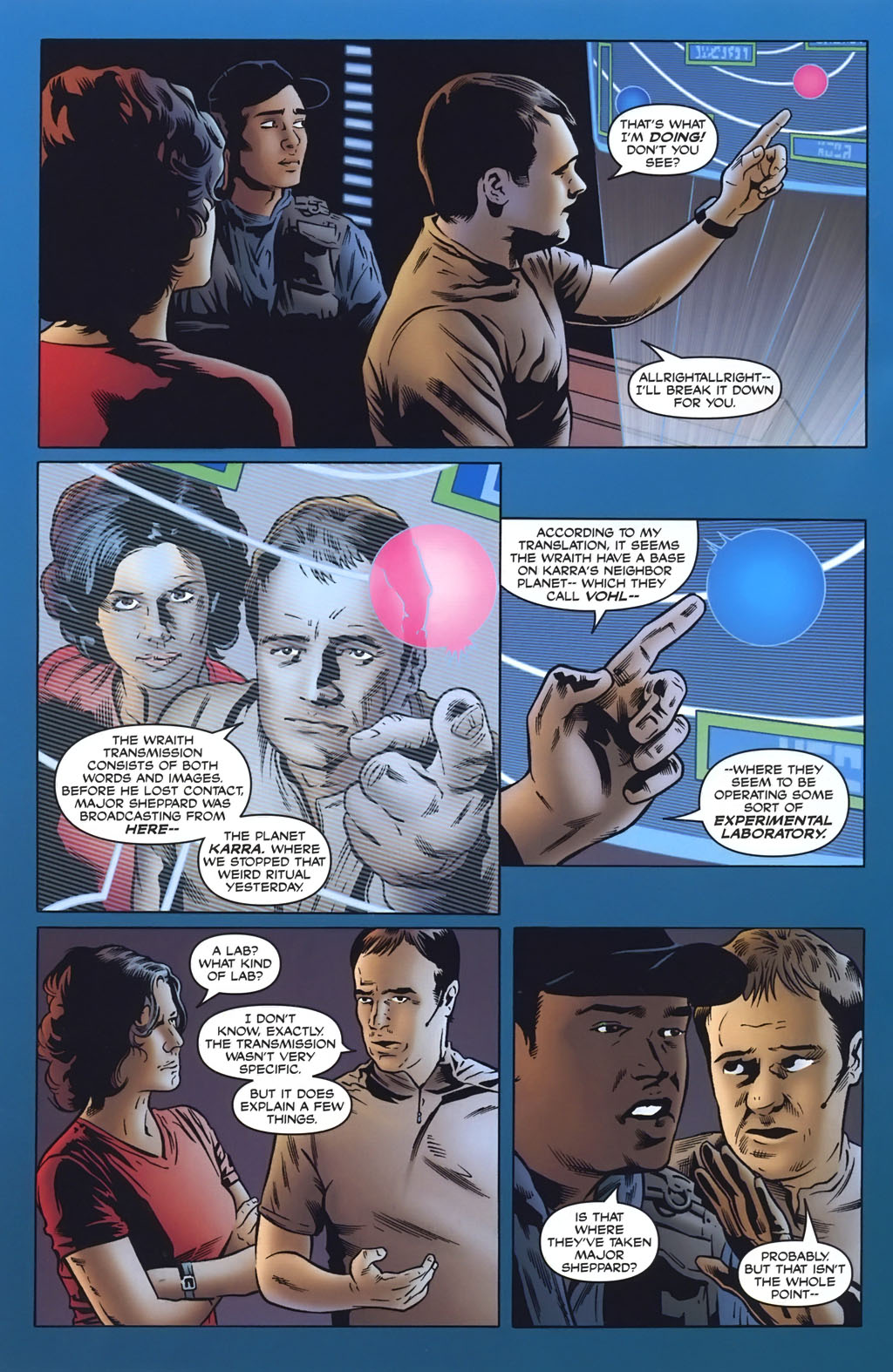 Read online Stargate Atlantis: Wraithfall comic -  Issue #2 - 4