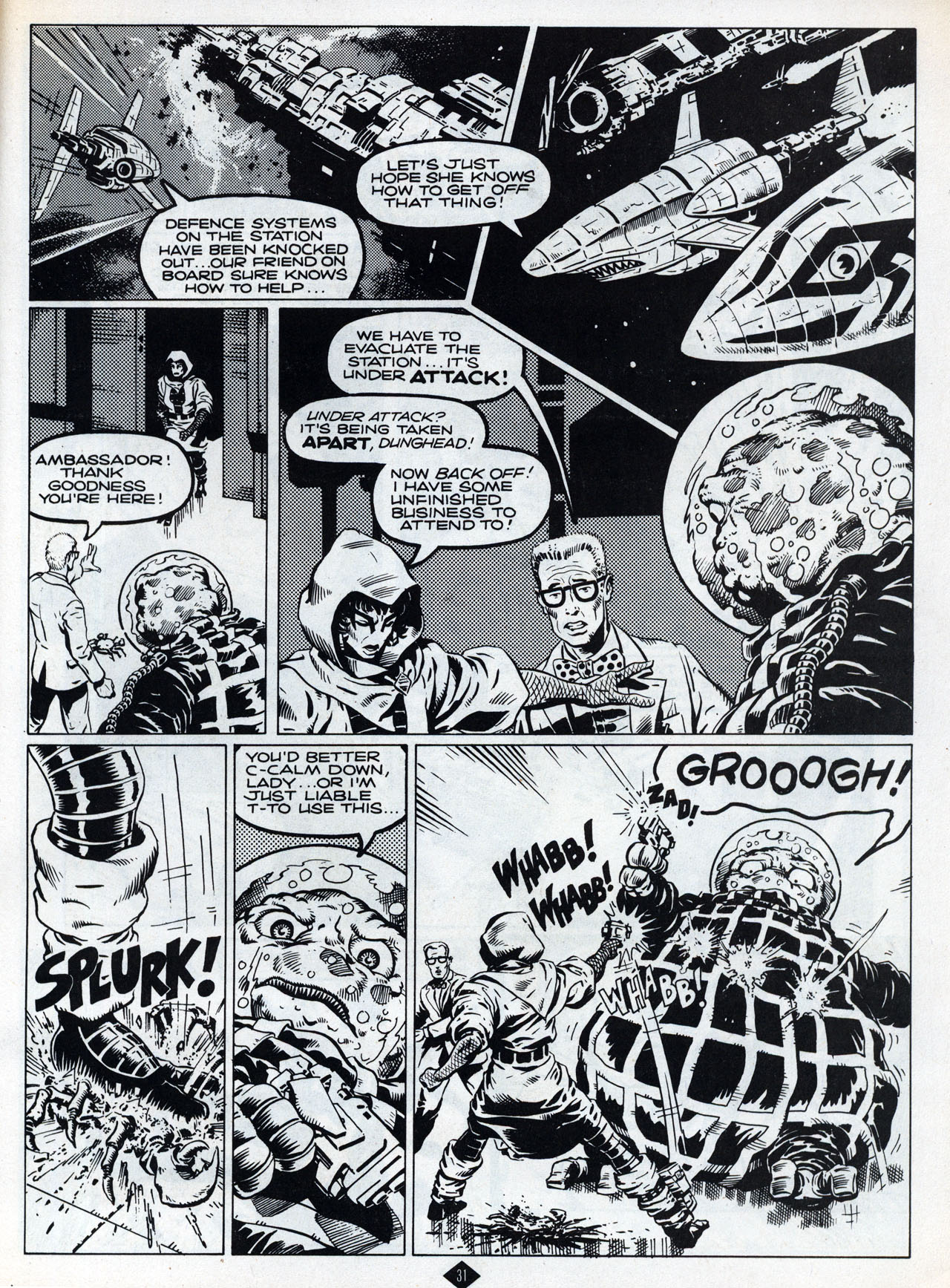 Read online Captain Britain (1985) comic -  Issue #4 - 31