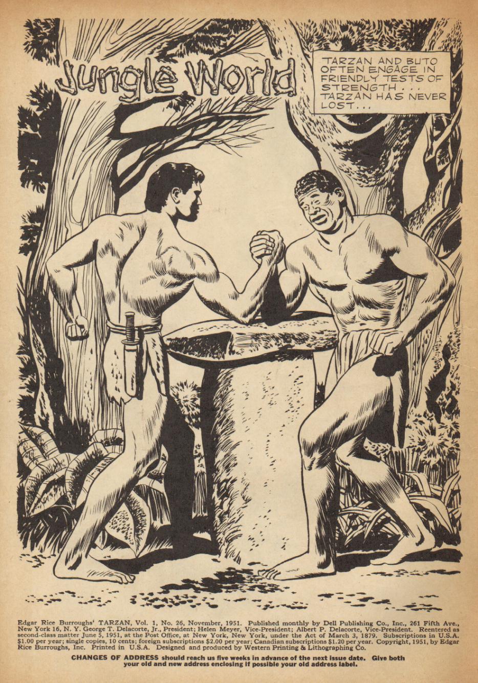 Read online Tarzan (1948) comic -  Issue #26 - 2