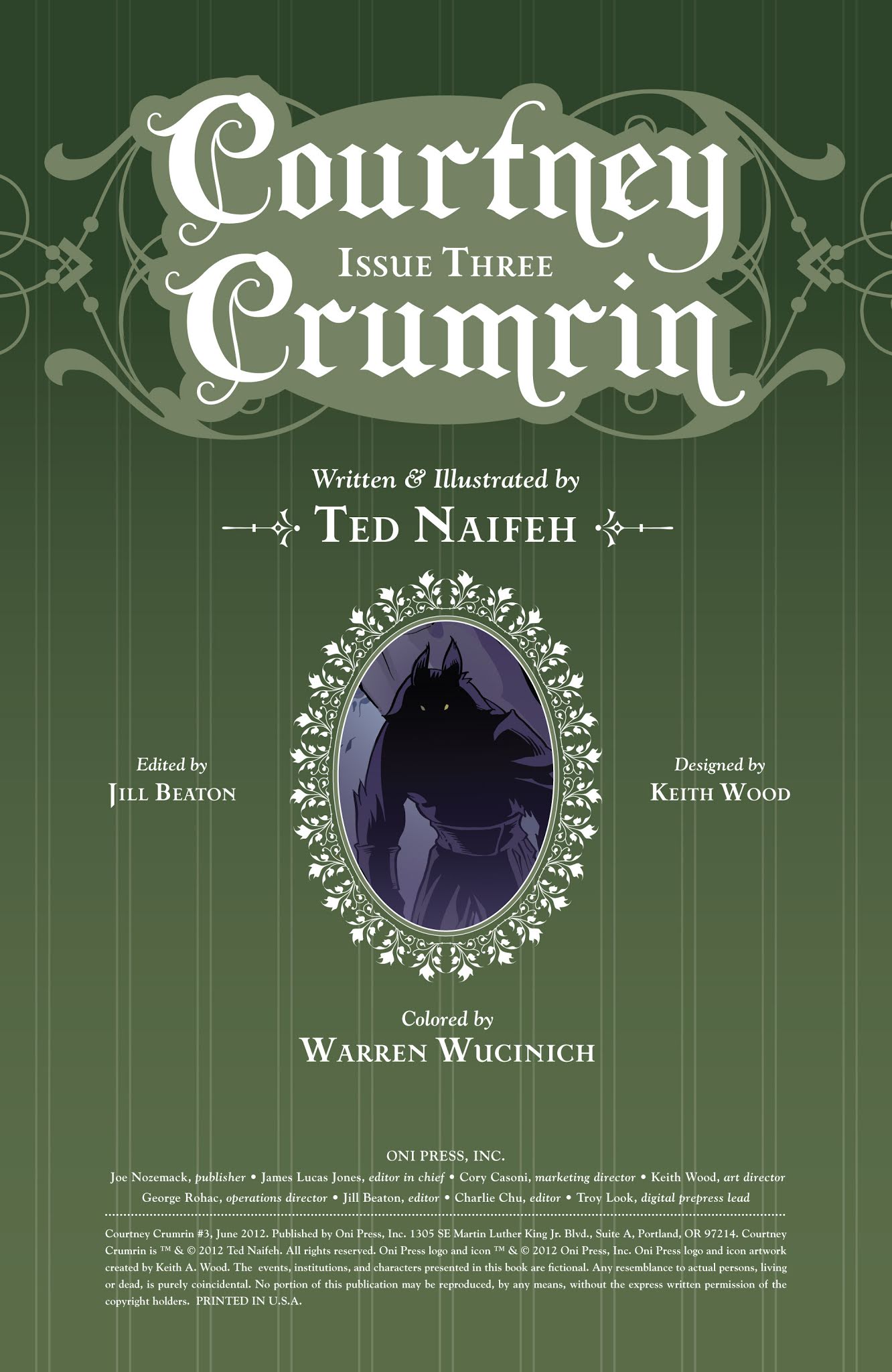 Read online Courtney Crumrin comic -  Issue #3 - 2