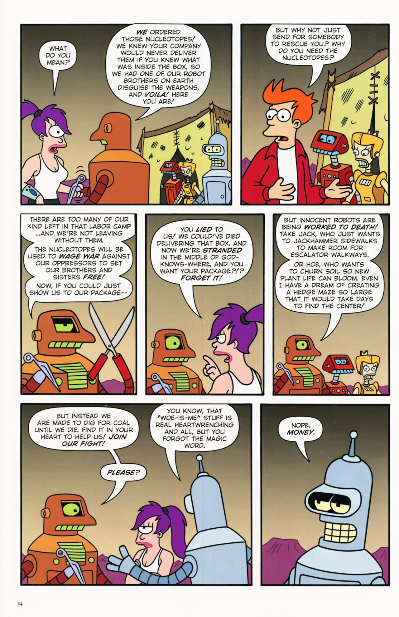 Read online Futurama Comics comic -  Issue #53 - 13