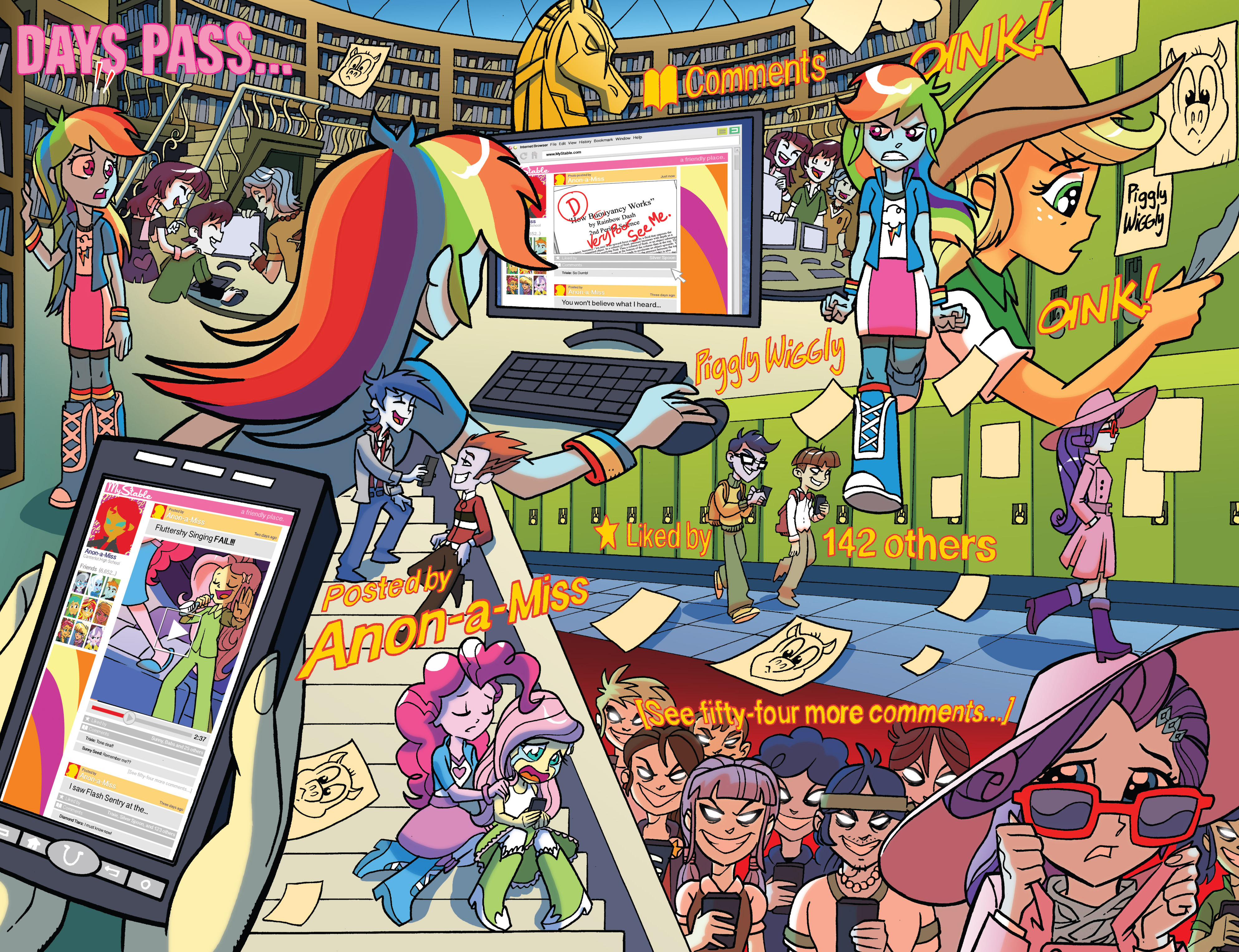 Read online My Little Pony: Equestria Girls Holiday Special 2014 comic -  Issue # Full - 32