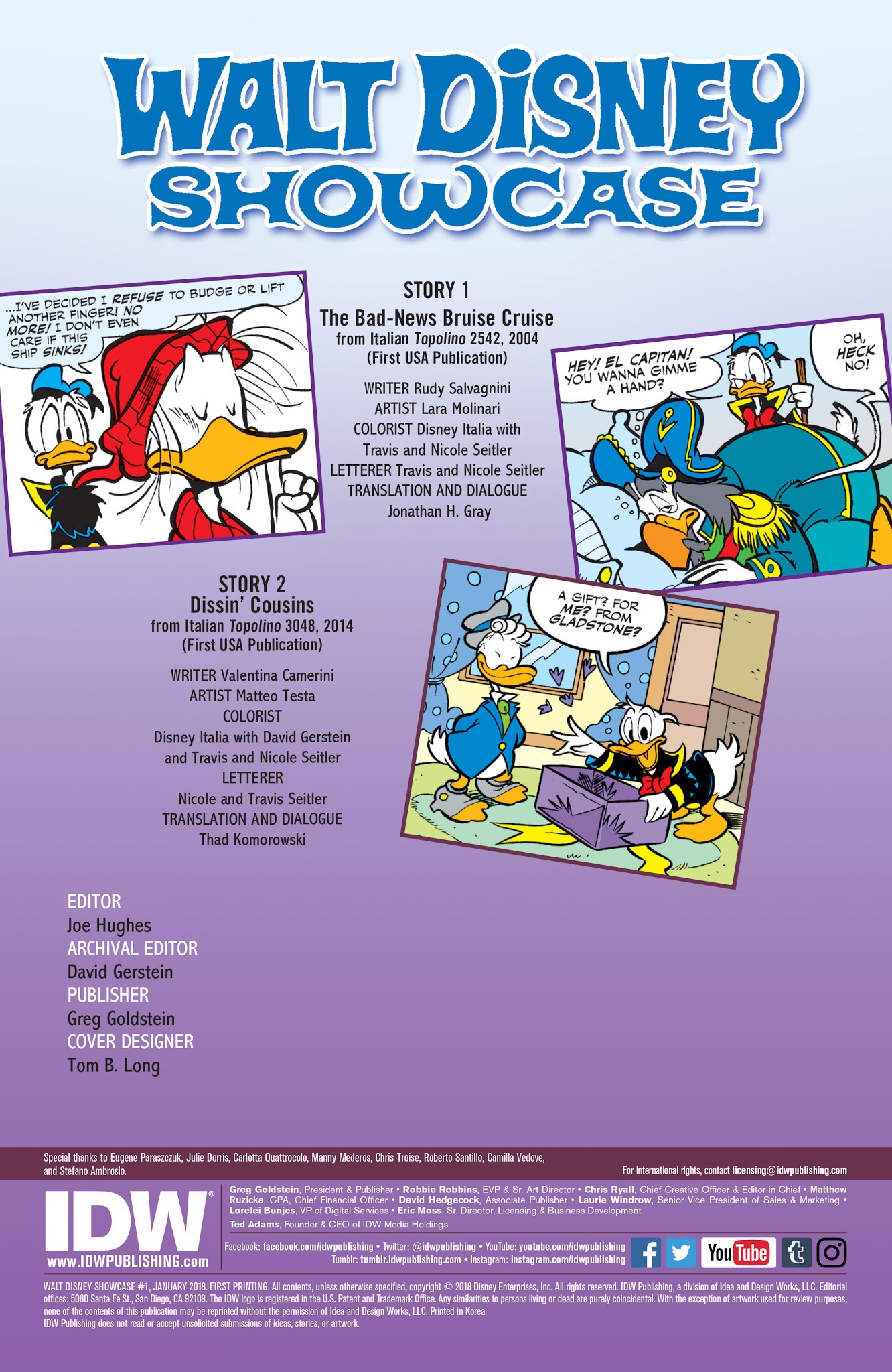 Read online Walt Disney Showcase comic -  Issue #1 - 2