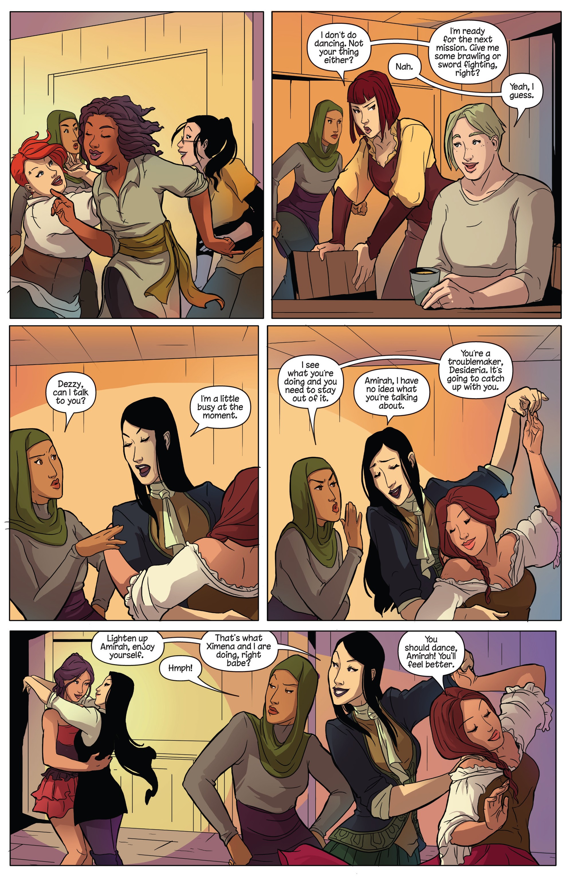 Read online Princeless Raven Year Two: Love and Revenge comic -  Issue # _TPB Two Ships In the Night - 18