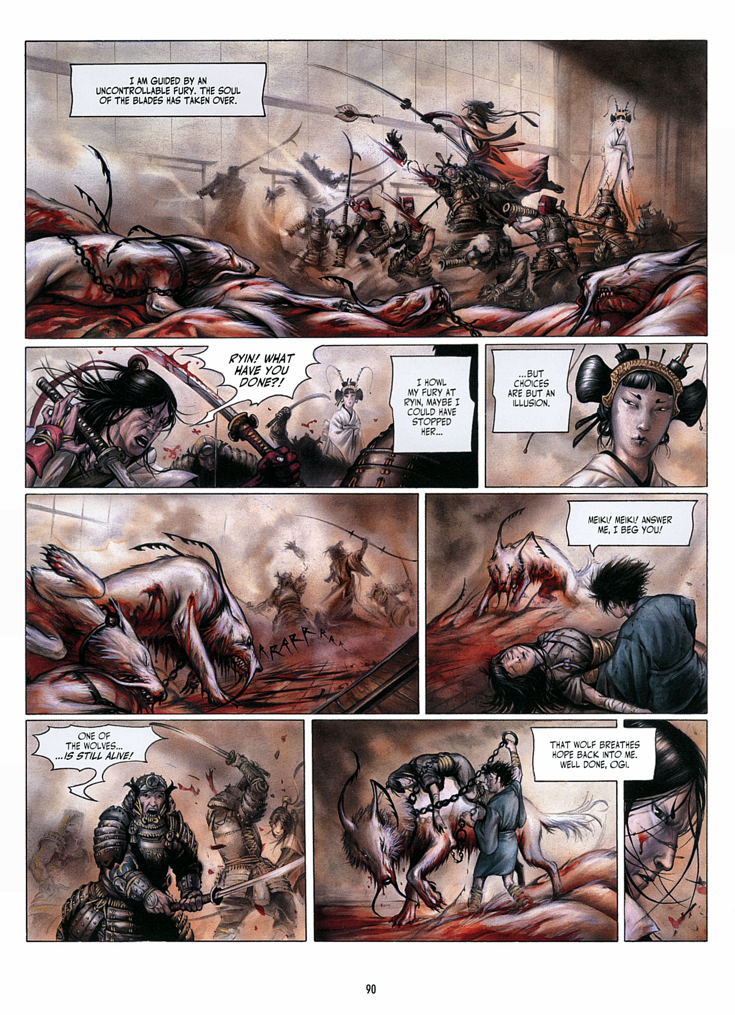 Read online Legend of the Scarlet Blades comic -  Issue # TPB - 91