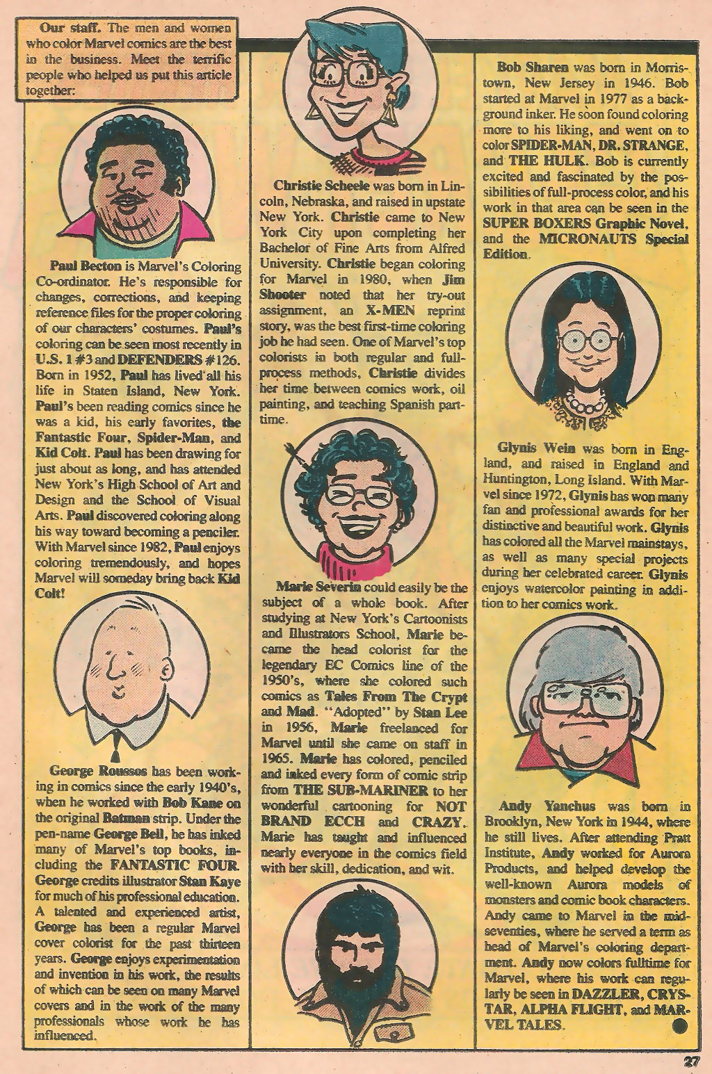 Read online Marvel Age comic -  Issue #13 - 29