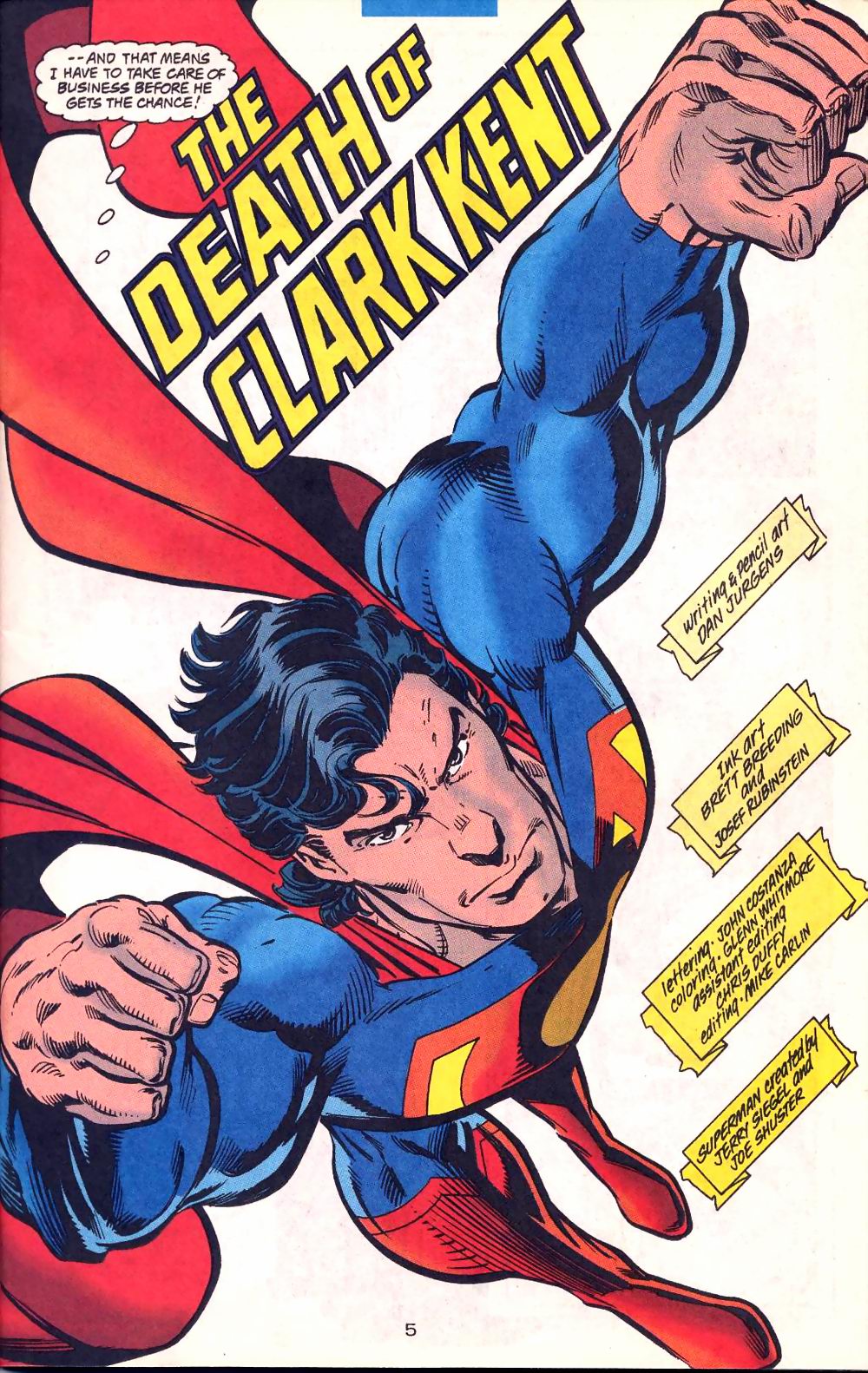 Read online Superman (1987) comic -  Issue #100 - 6