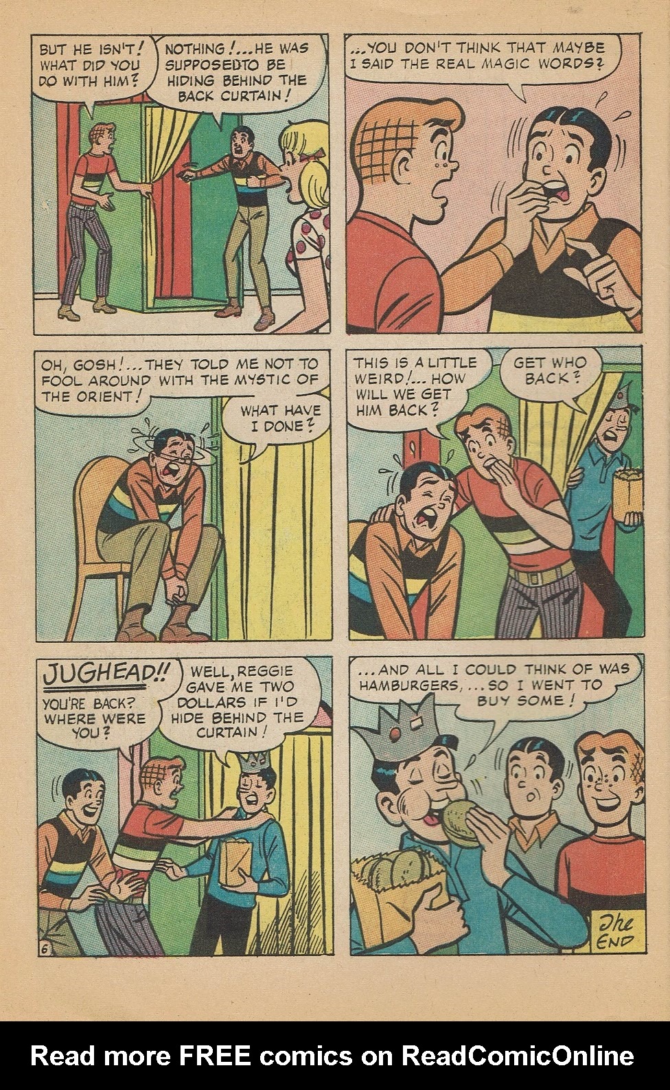 Read online Reggie and Me (1966) comic -  Issue #31 - 8