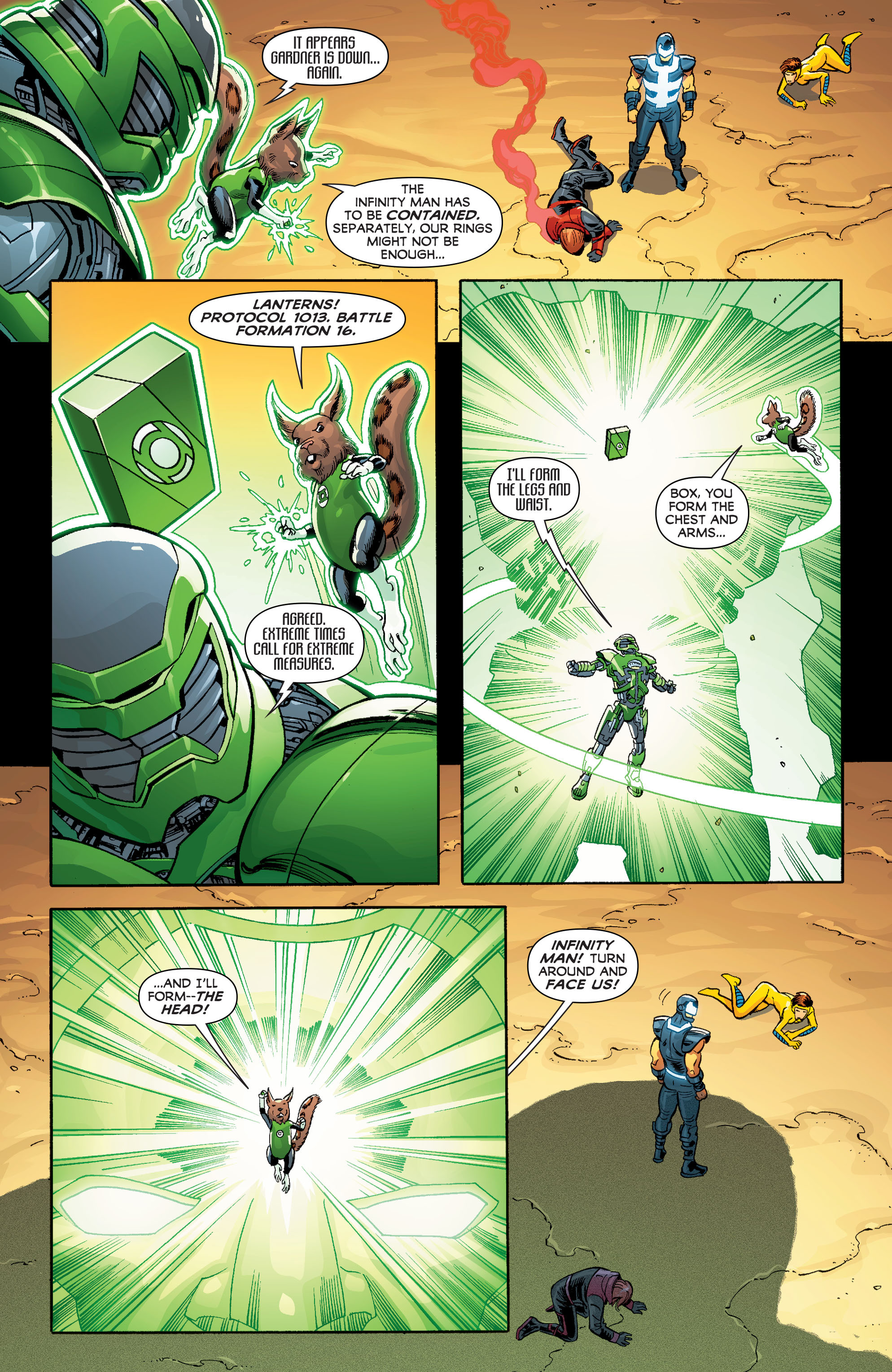 Read online Infinity Man and the Forever People comic -  Issue #6 - 8