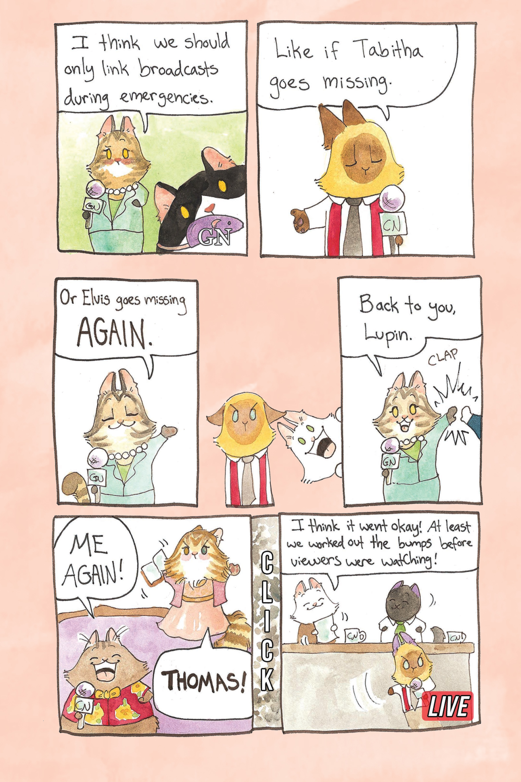 Read online Take It Away, Tommy! A Breaking Cat News Adventure comic -  Issue # TPB - 23