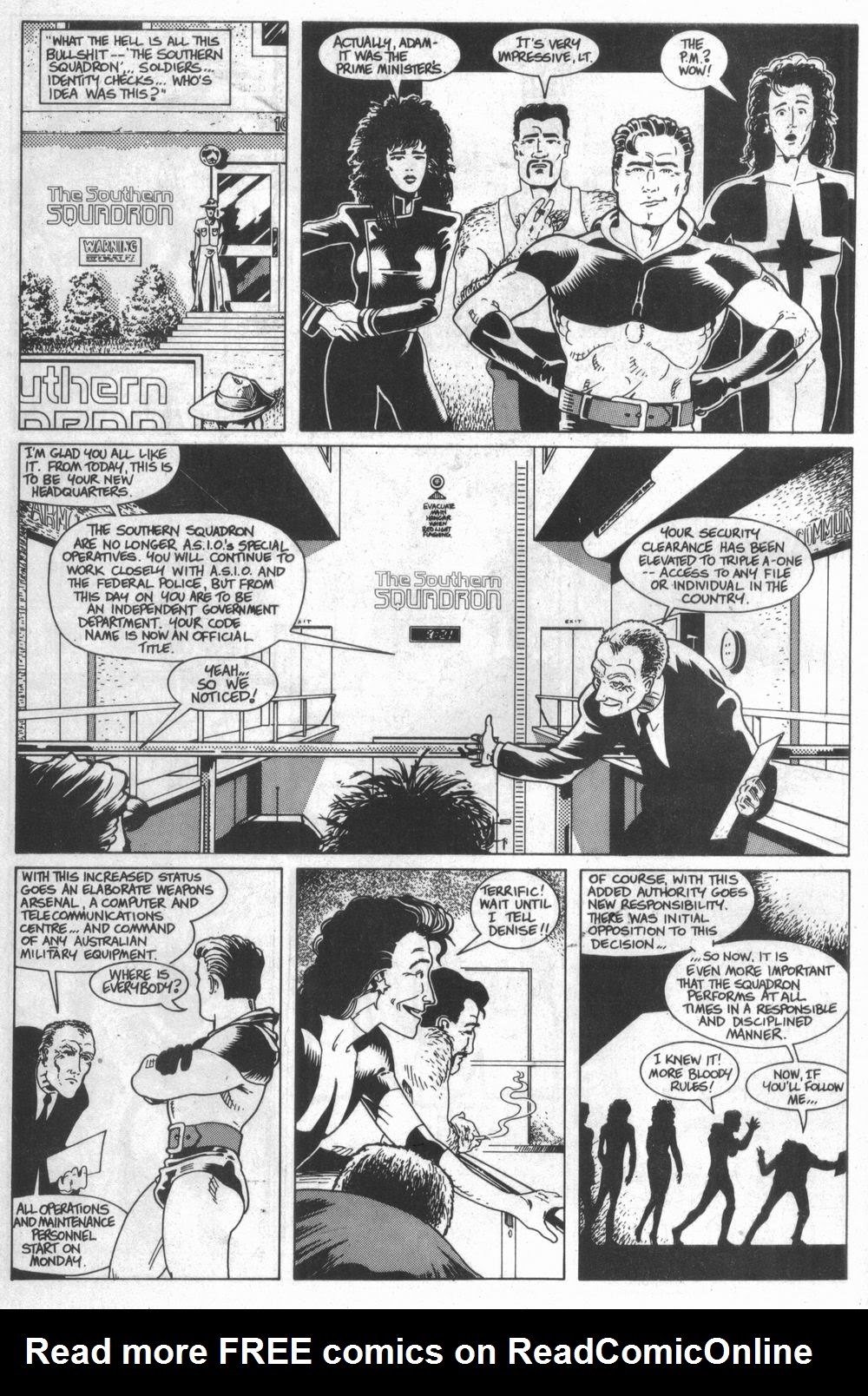 Read online Southern Squadron comic -  Issue #1 - 10