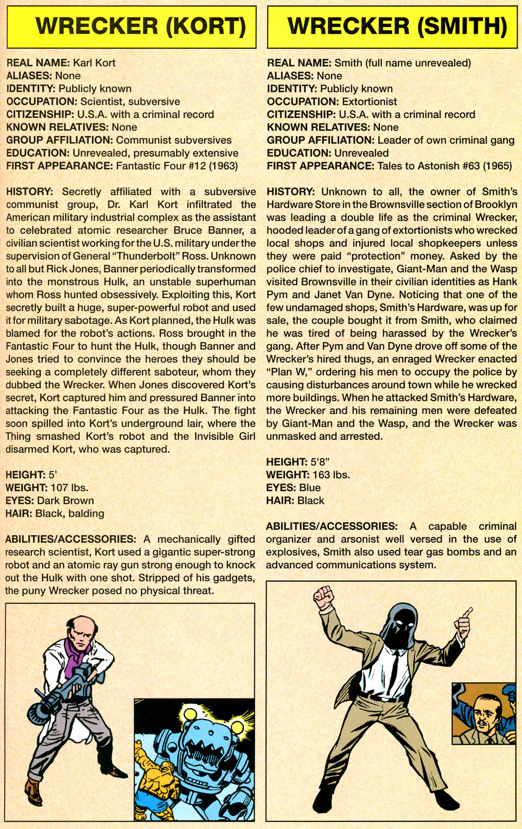 Read online The Marvel Legacy:  The 1960s-1990s Handbook comic -  Issue # Full - 61