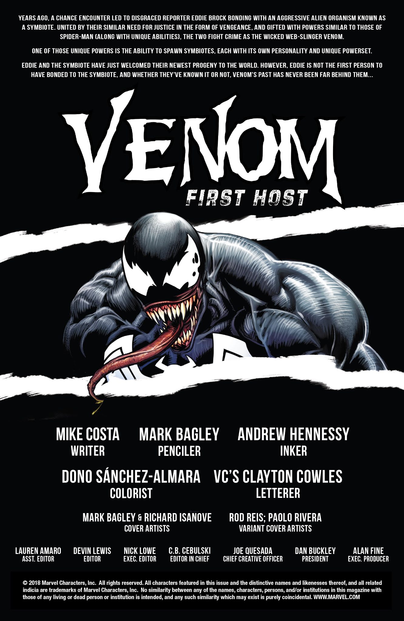 Read online Venom: First Host comic -  Issue #1 - 2