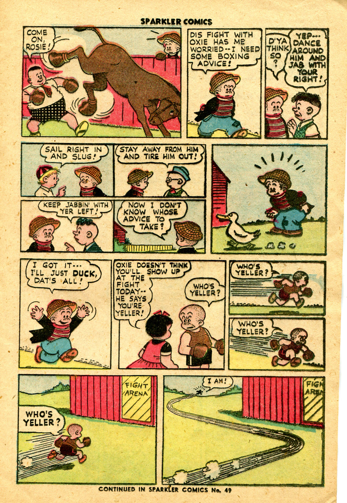 Read online Sparkler Comics comic -  Issue #48 - 13