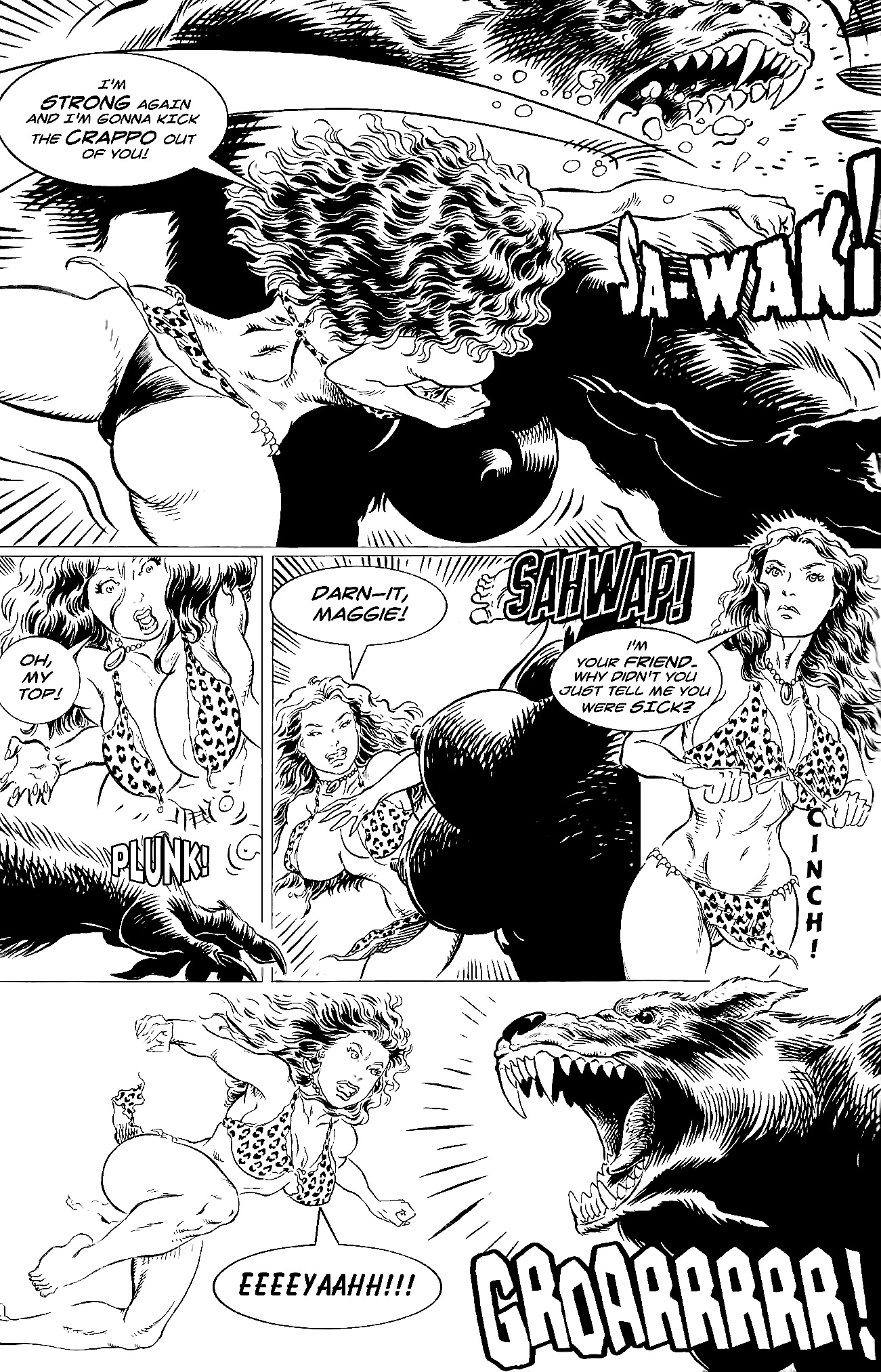 Read online Cavewoman: Feeding Grounds comic -  Issue #2 - 4