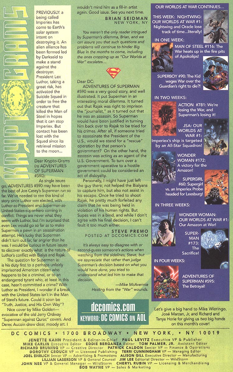 Read online Adventures of Superman (1987) comic -  Issue #594 - 25