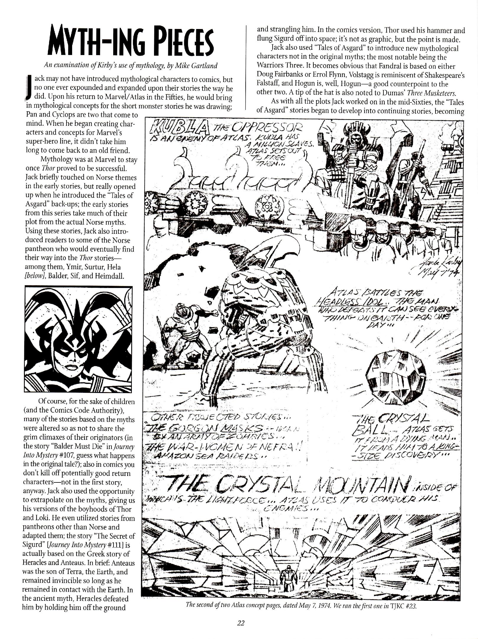 Read online The Jack Kirby Collector comic -  Issue #26 - 22