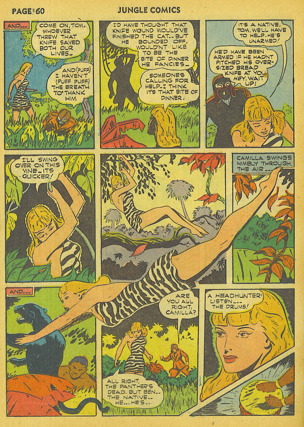 Read online Jungle Comics comic -  Issue #27 - 62